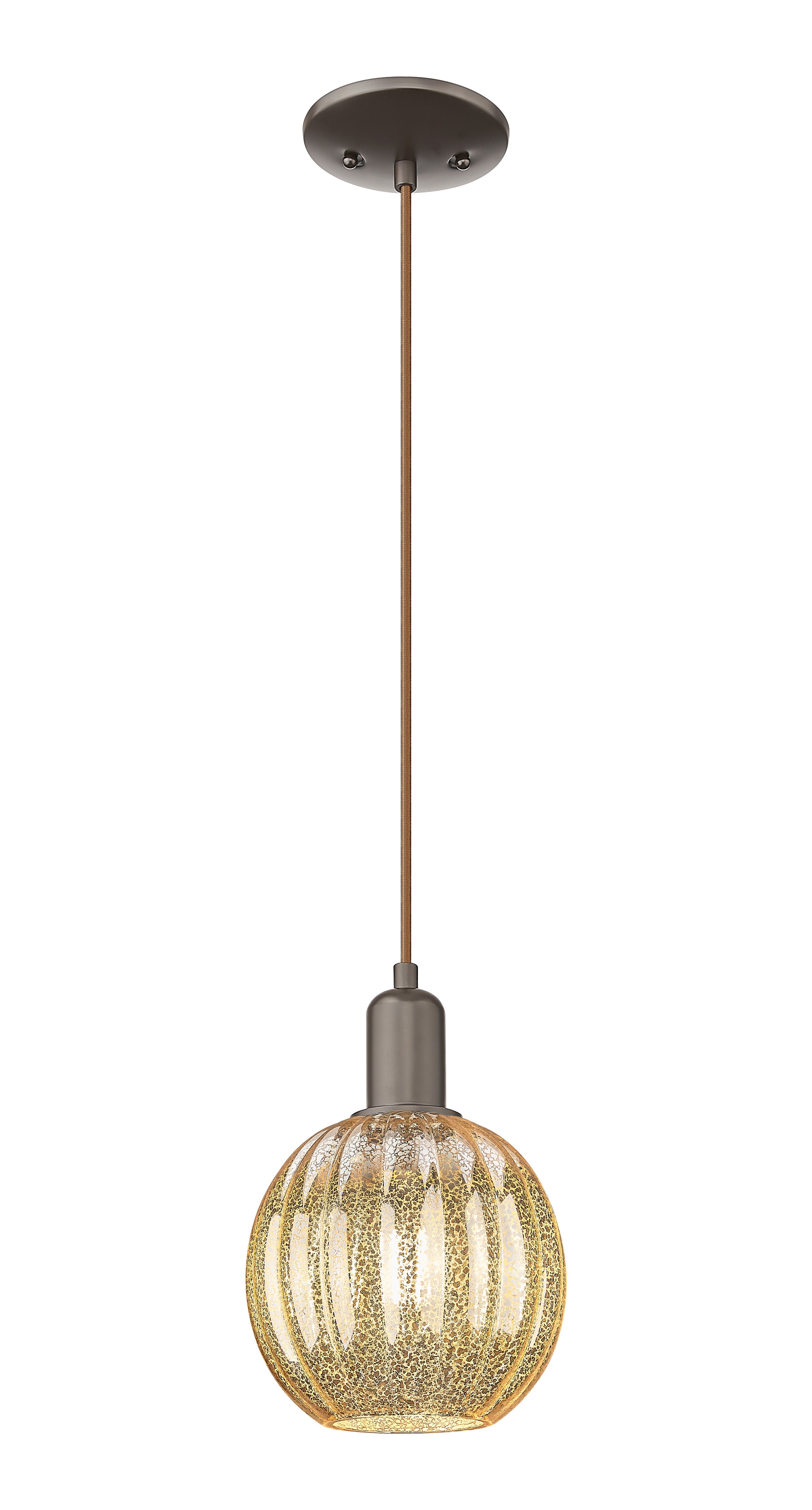 Arcadia Mini Pendant Antique Brass Finish