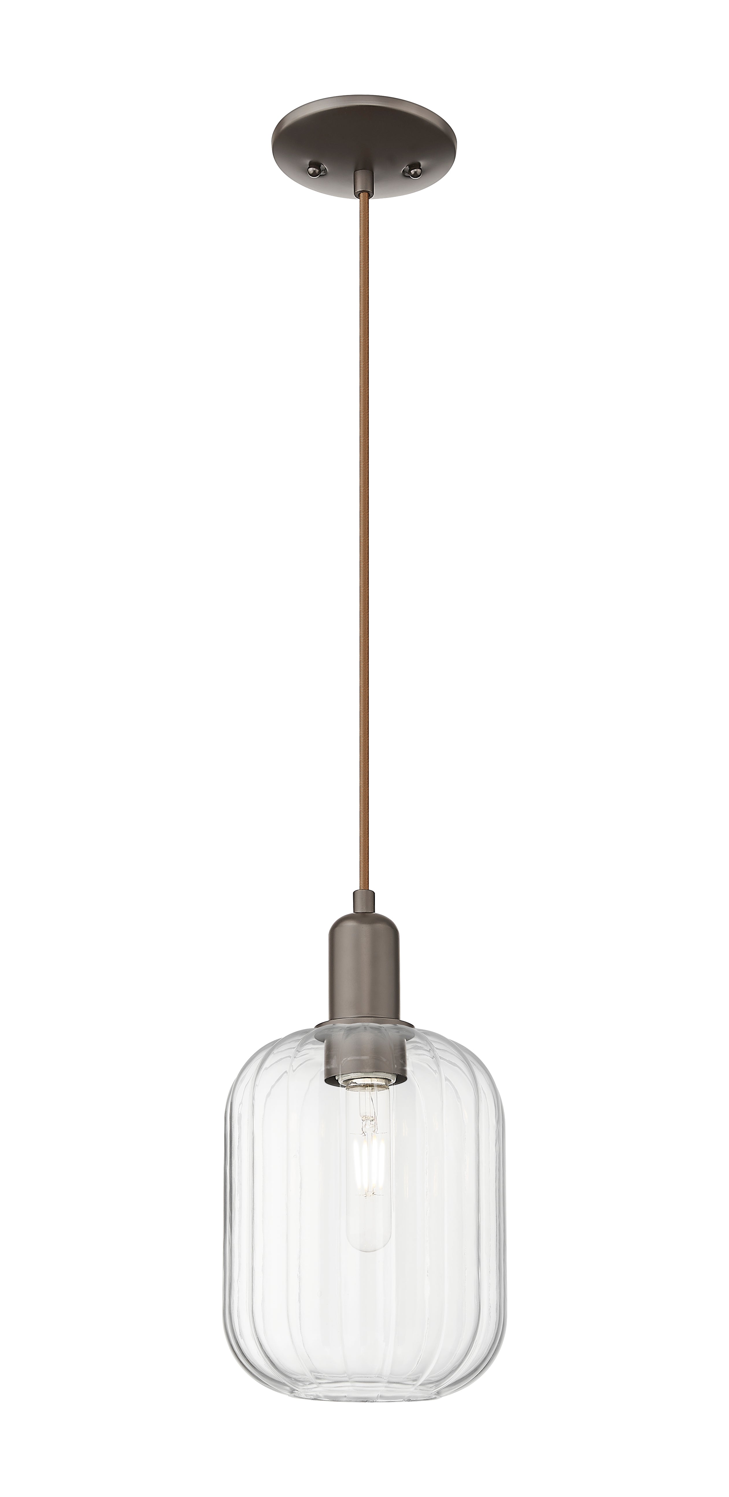 Arcadia Mini Pendant Antique Brass Glass