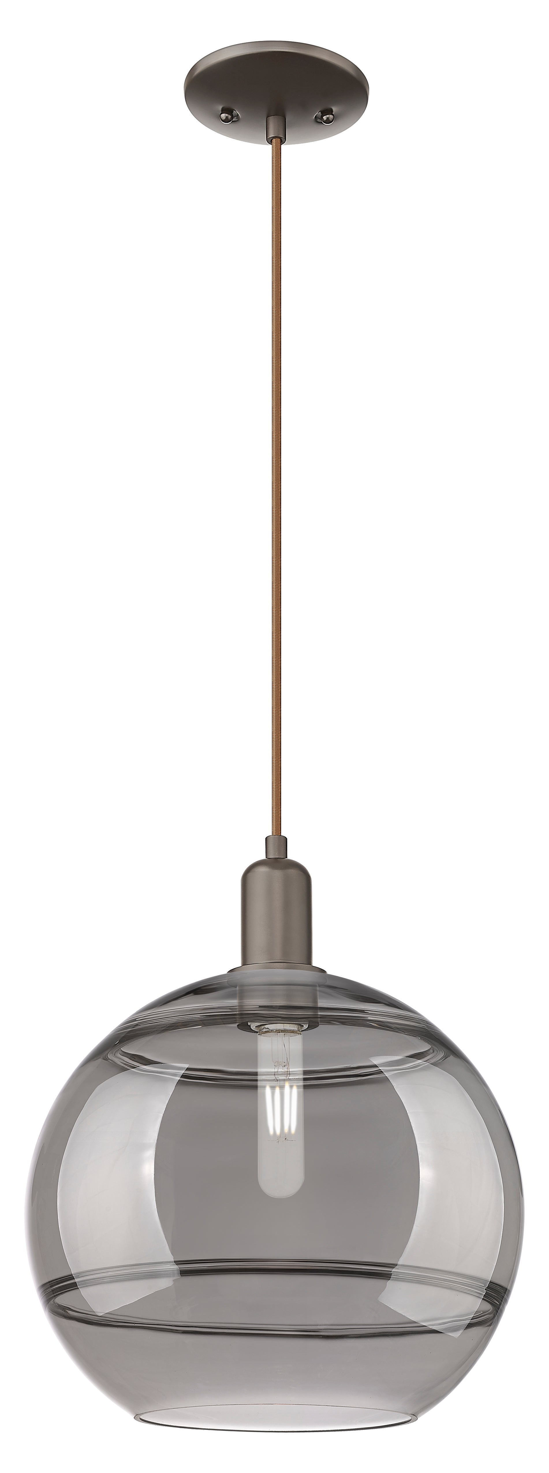 Arcadia Mini Pendant Antique Brass 12 Inch