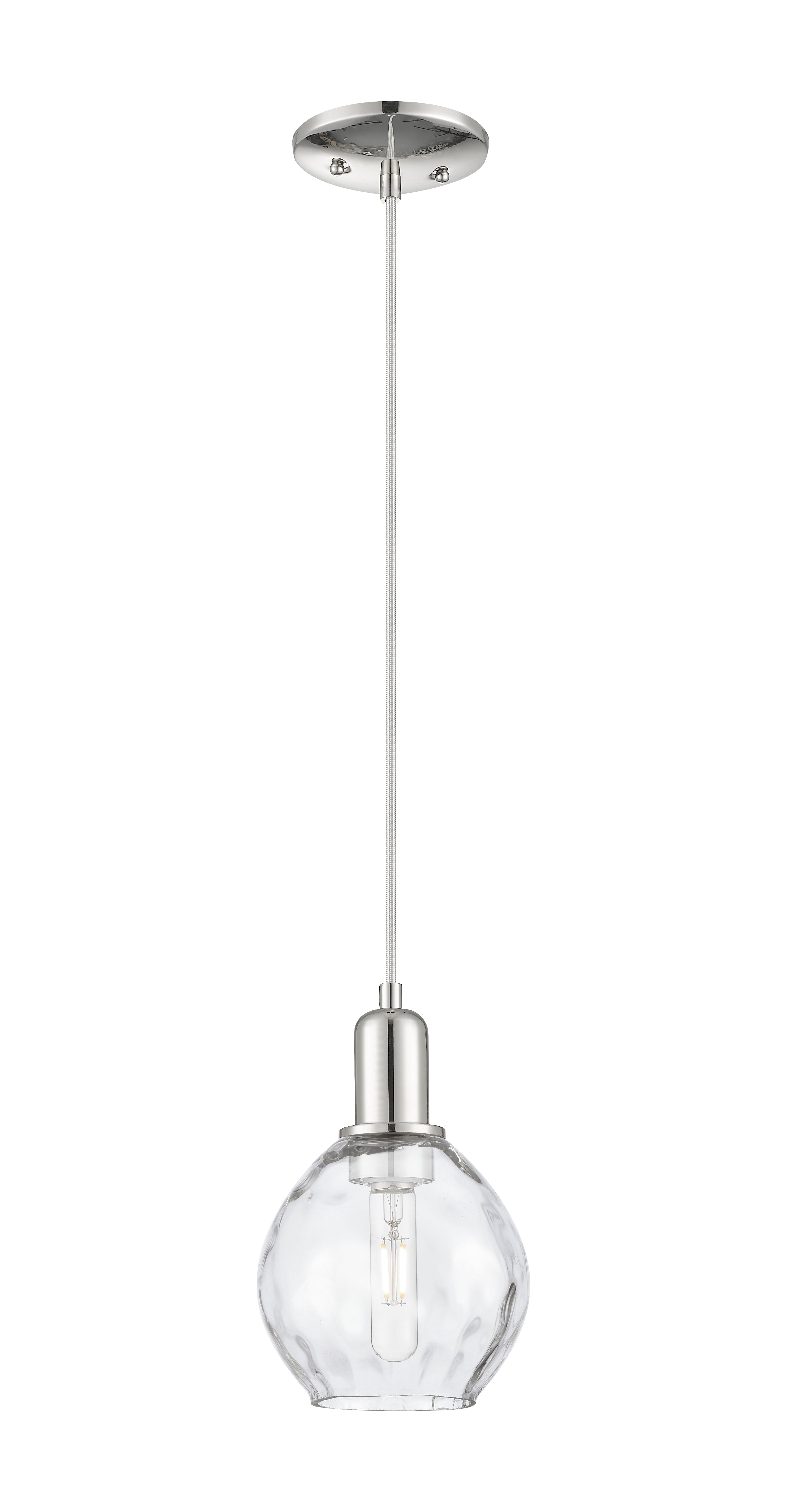 Arcadia Mini Pendant Antique Brass Glass