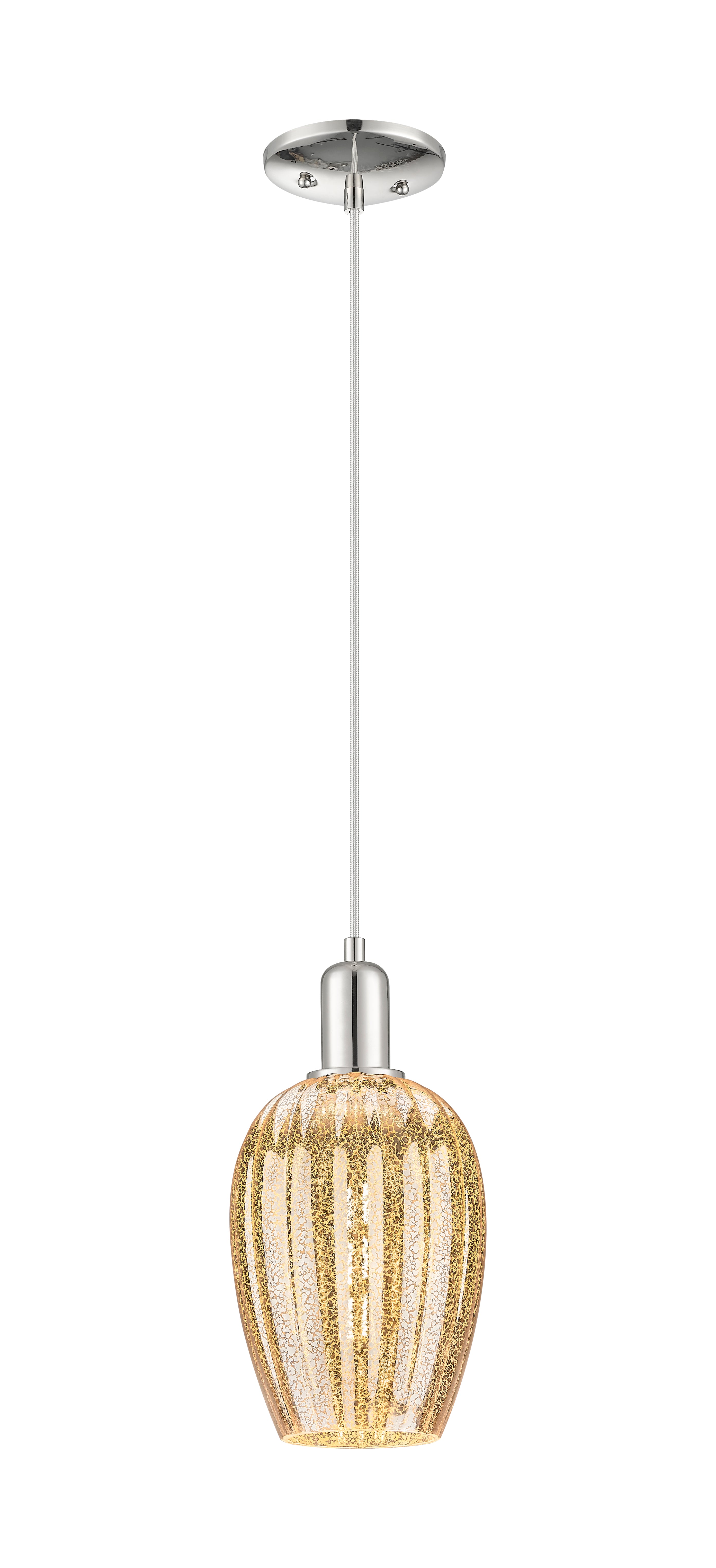 Arcadia Mini Pendant Antique Brass Dimmable
