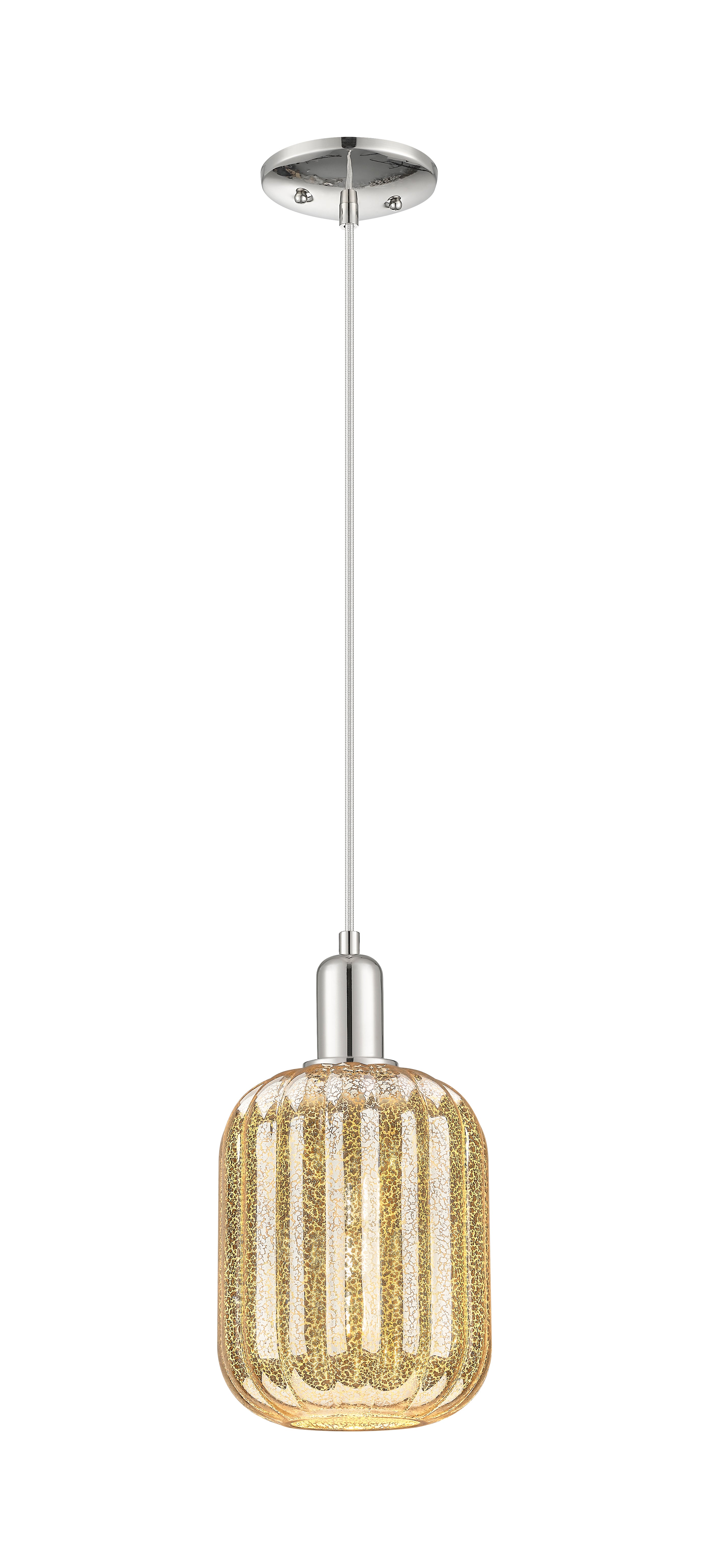Arcadia Mini Pendant Antique Brass Glass