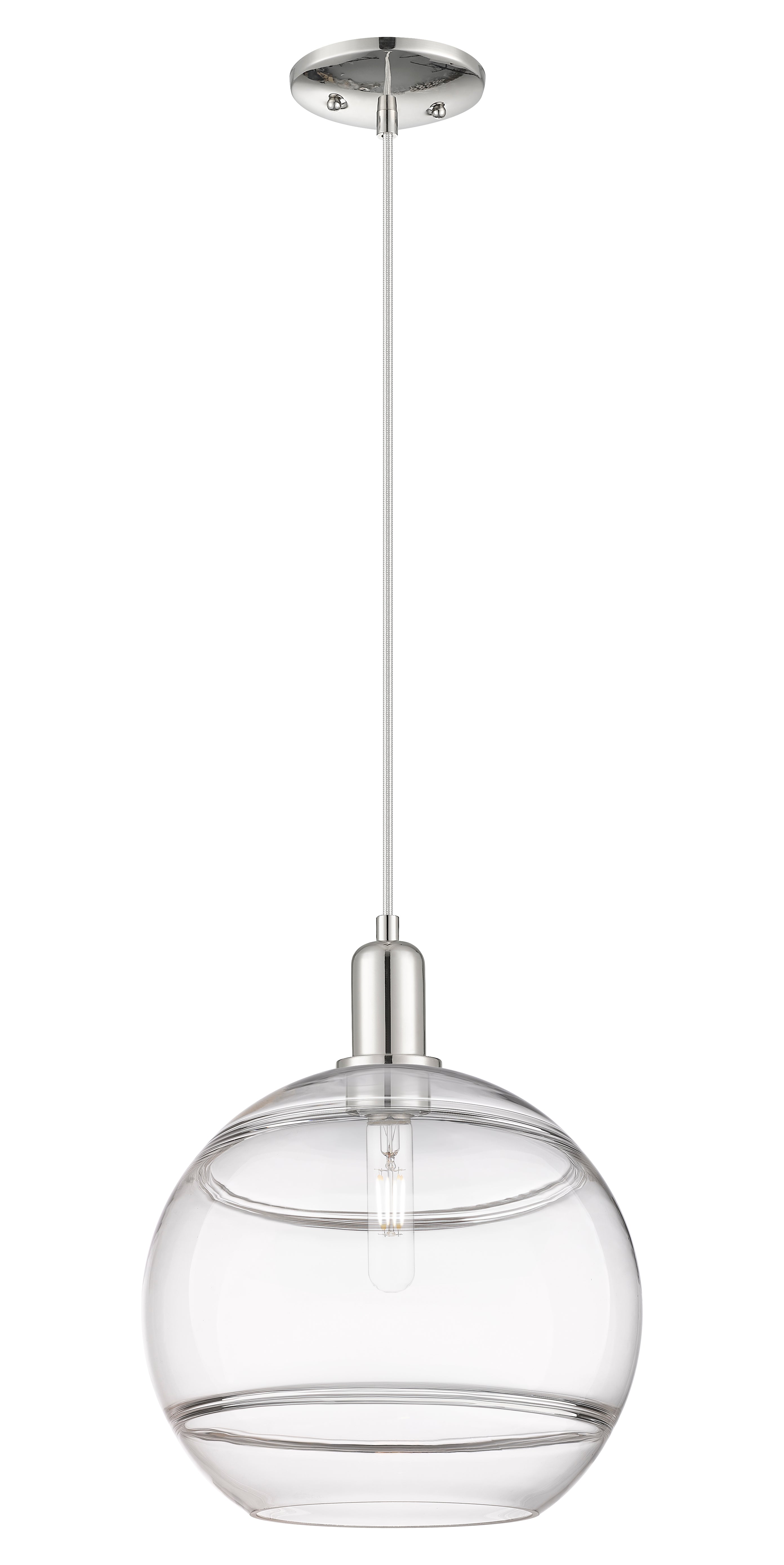 Arcadia Mini Pendant Antique Brass 12 Inch