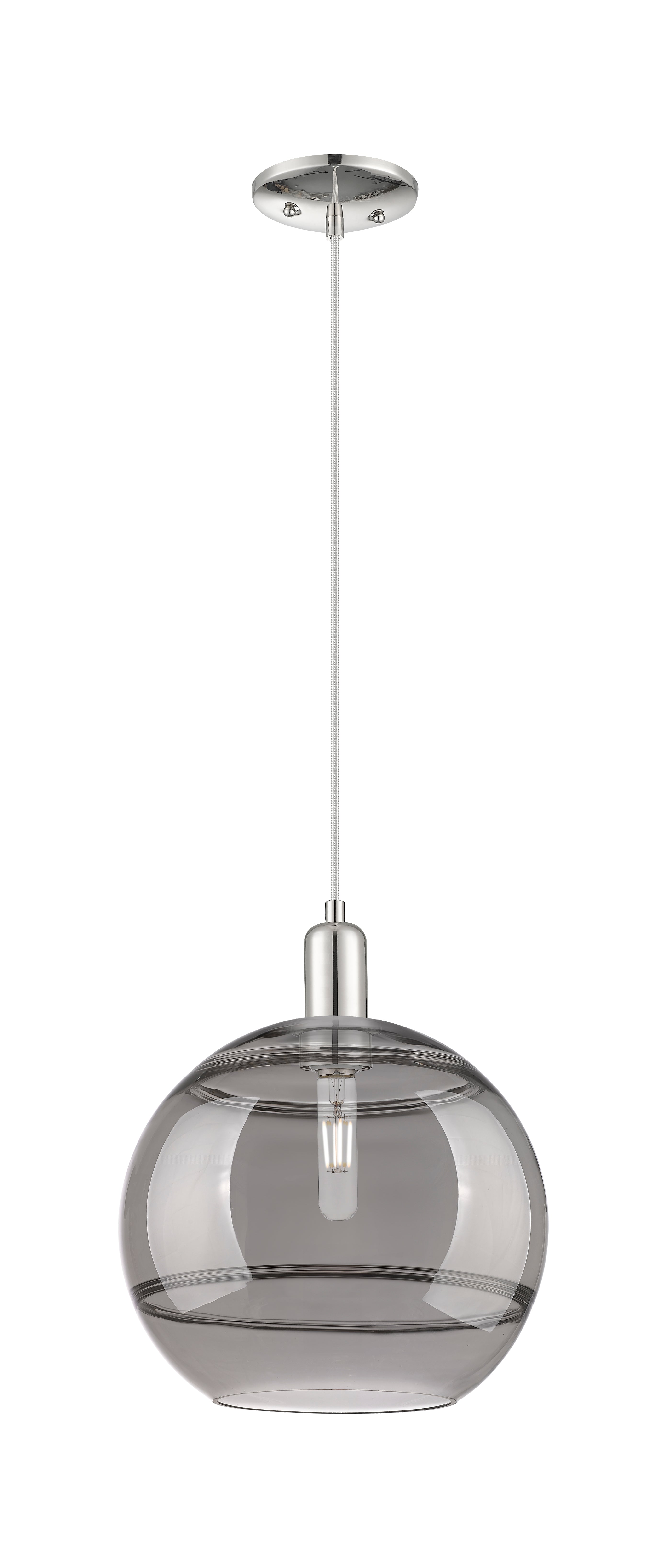 Arcadia Mini Pendant Antique Brass 12 Inch