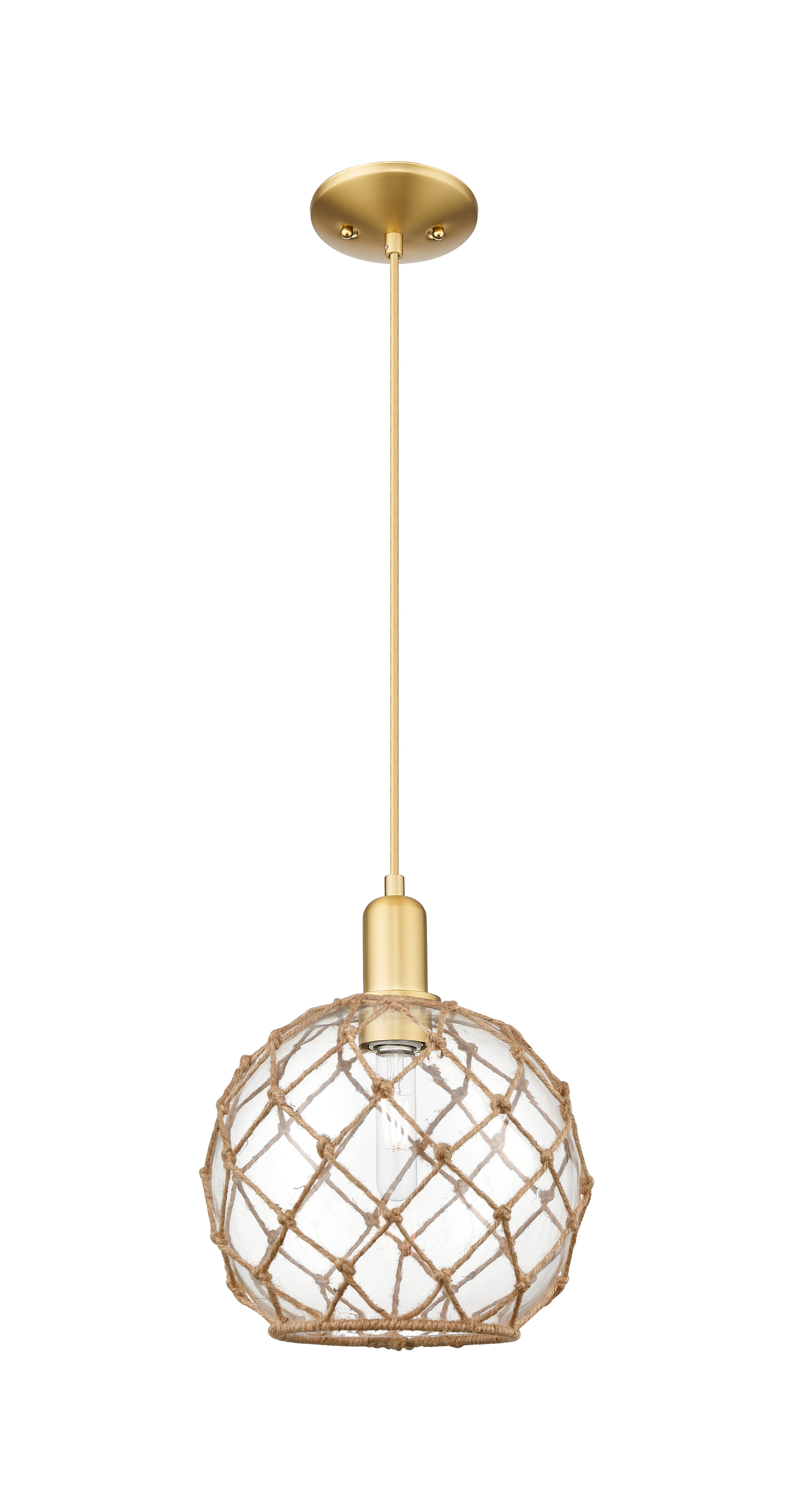 Arcadia Mini Pendant Antique Brass Cast