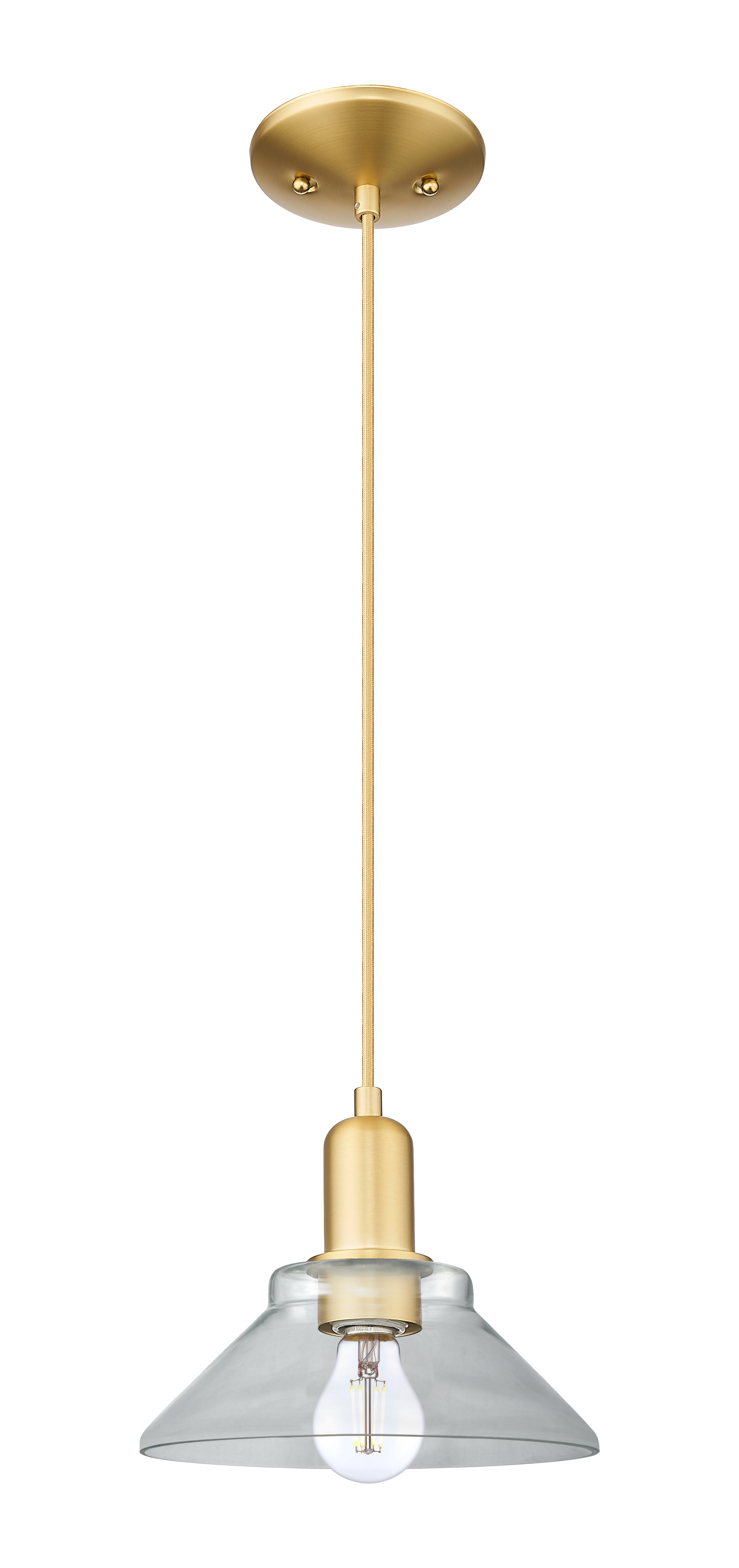 Arcadia Mini Pendant Antique Brass