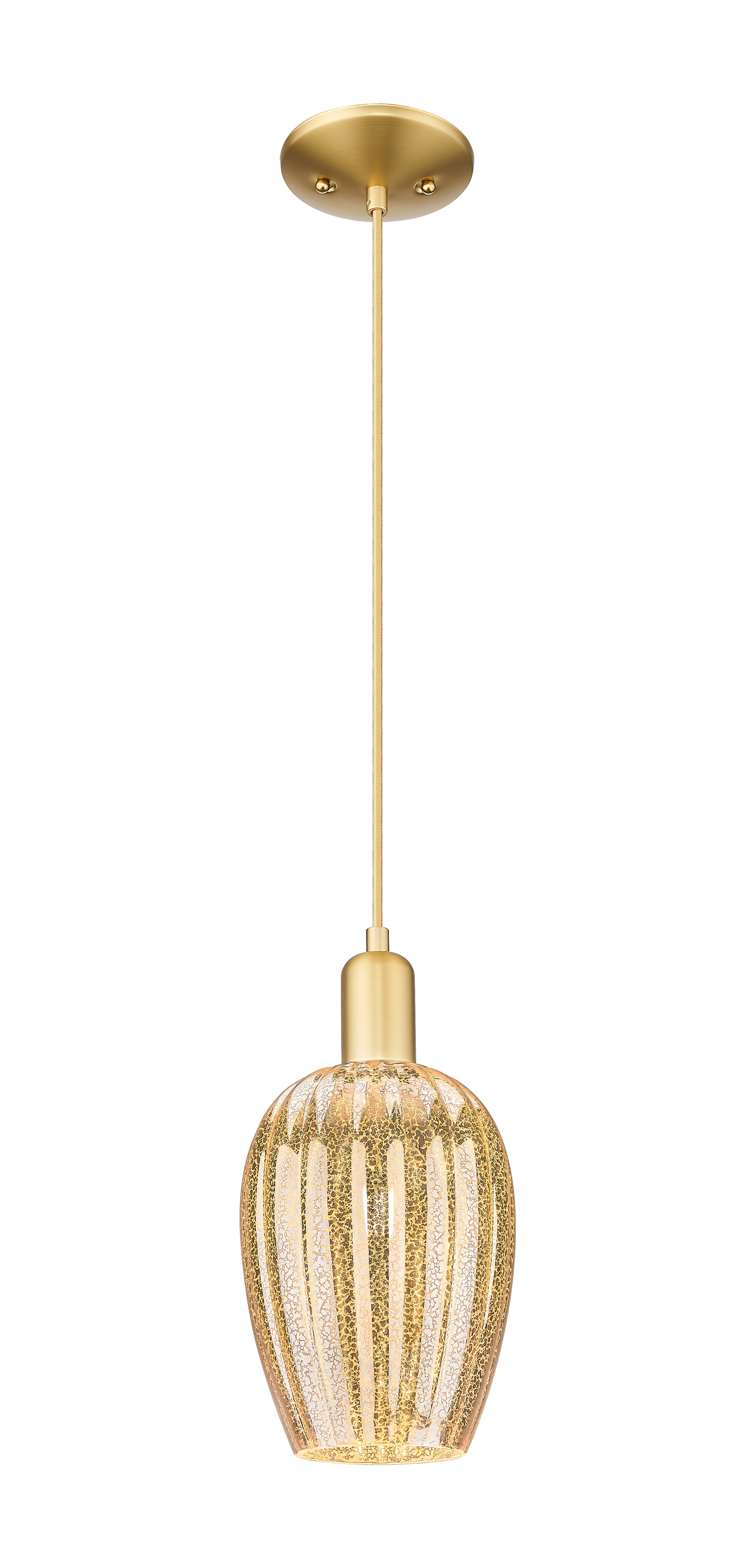Arcadia Mini Pendant Antique Brass Dimmable