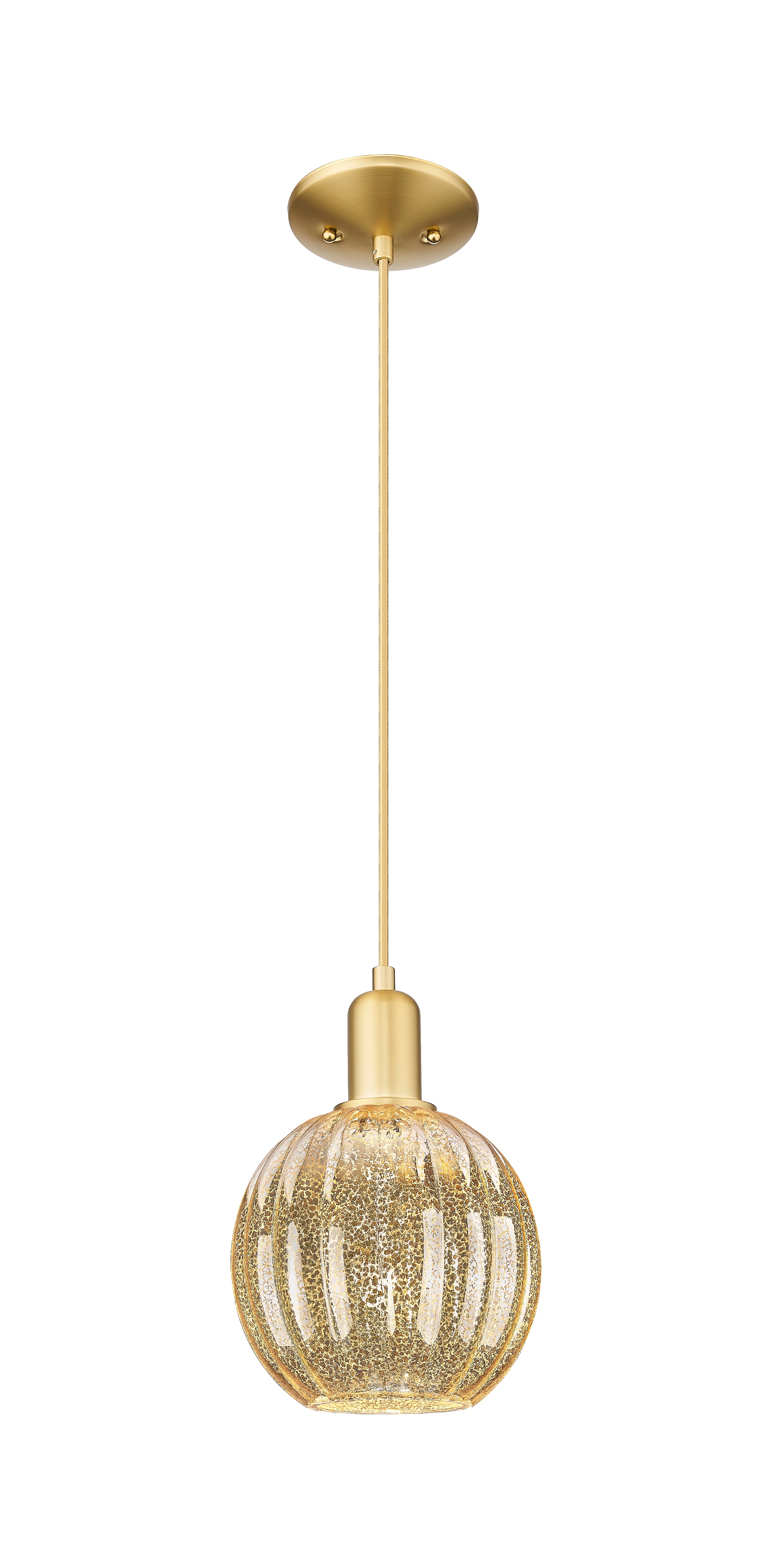 Arcadia Mini Pendant Antique Brass Finish