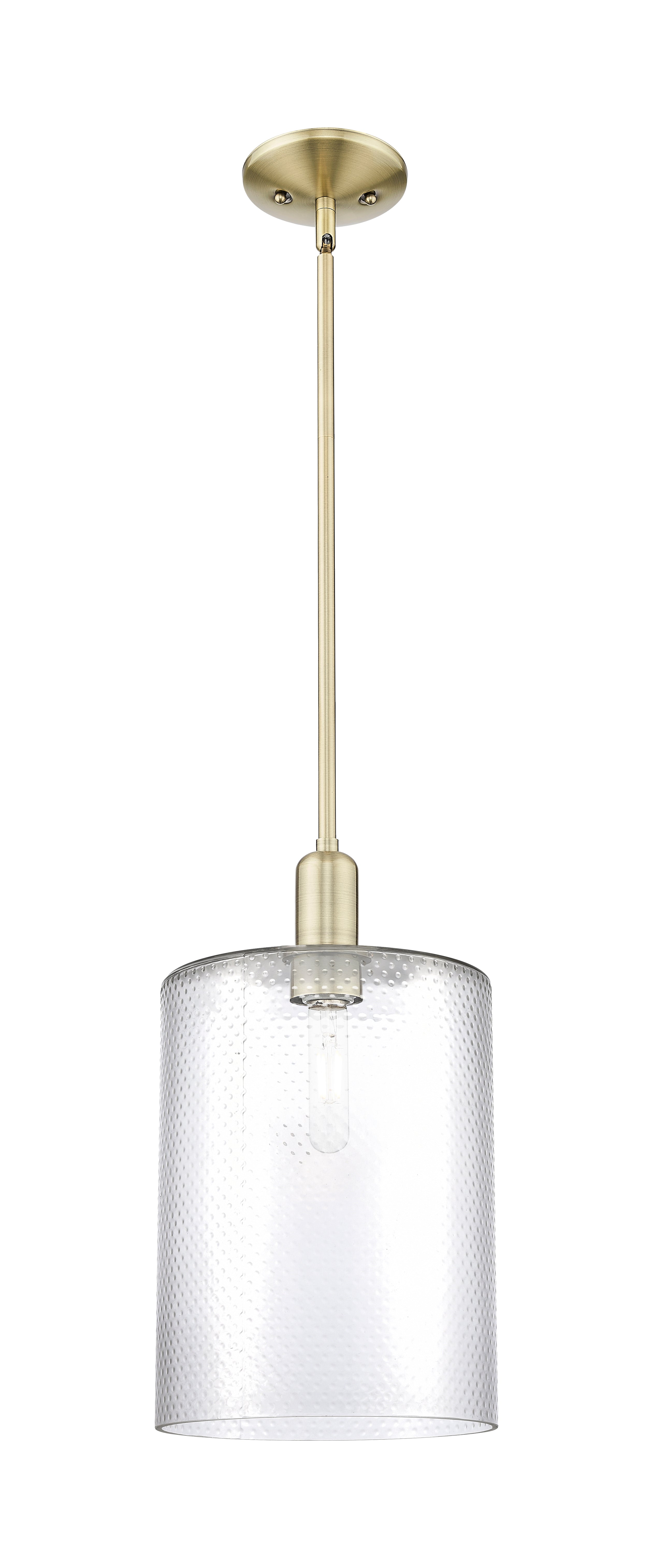 Arcadia Mini Pendant Antique Brass Dimmable