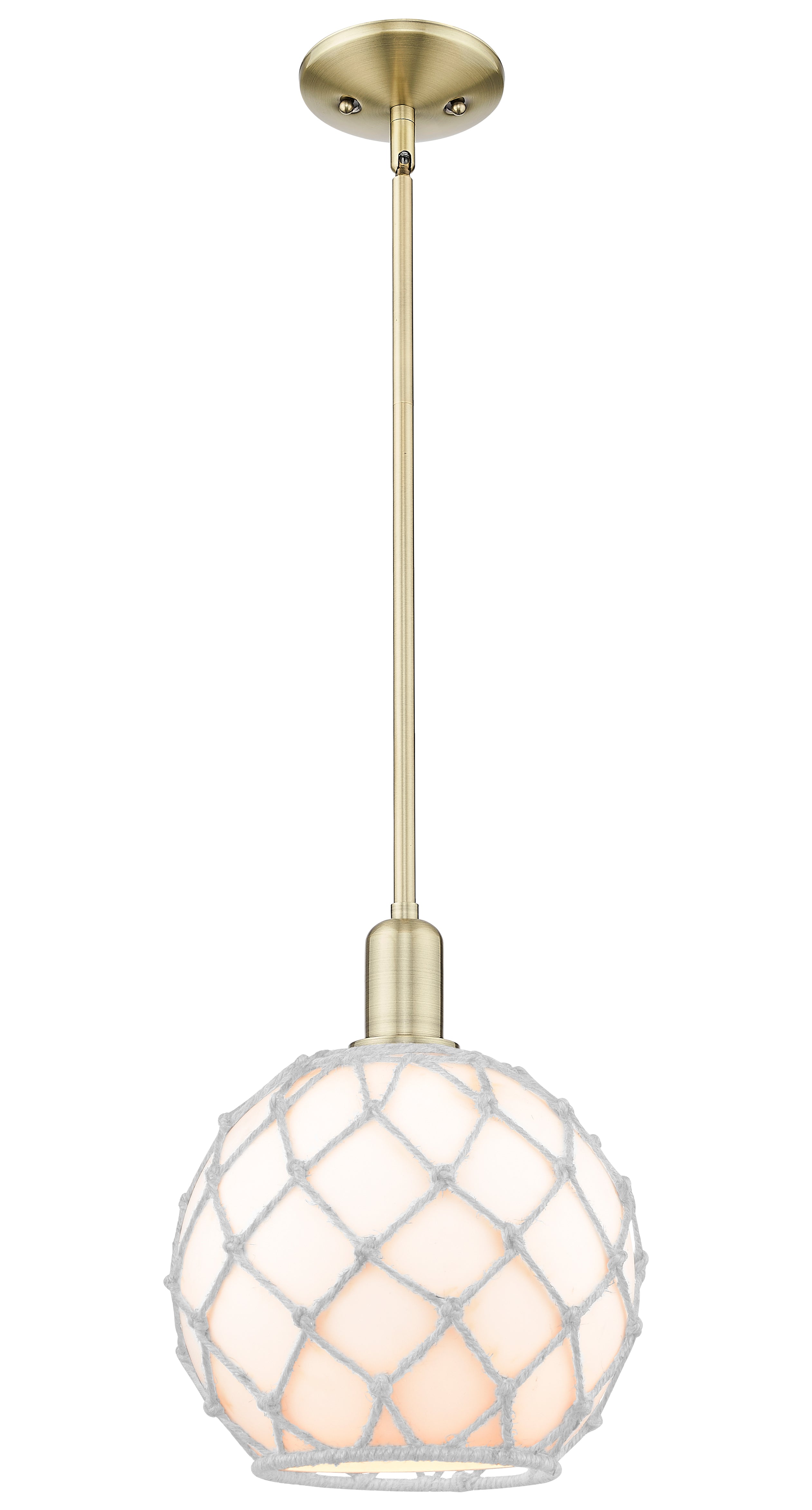 Arcadia Mini Pendant Antique Brass Finish