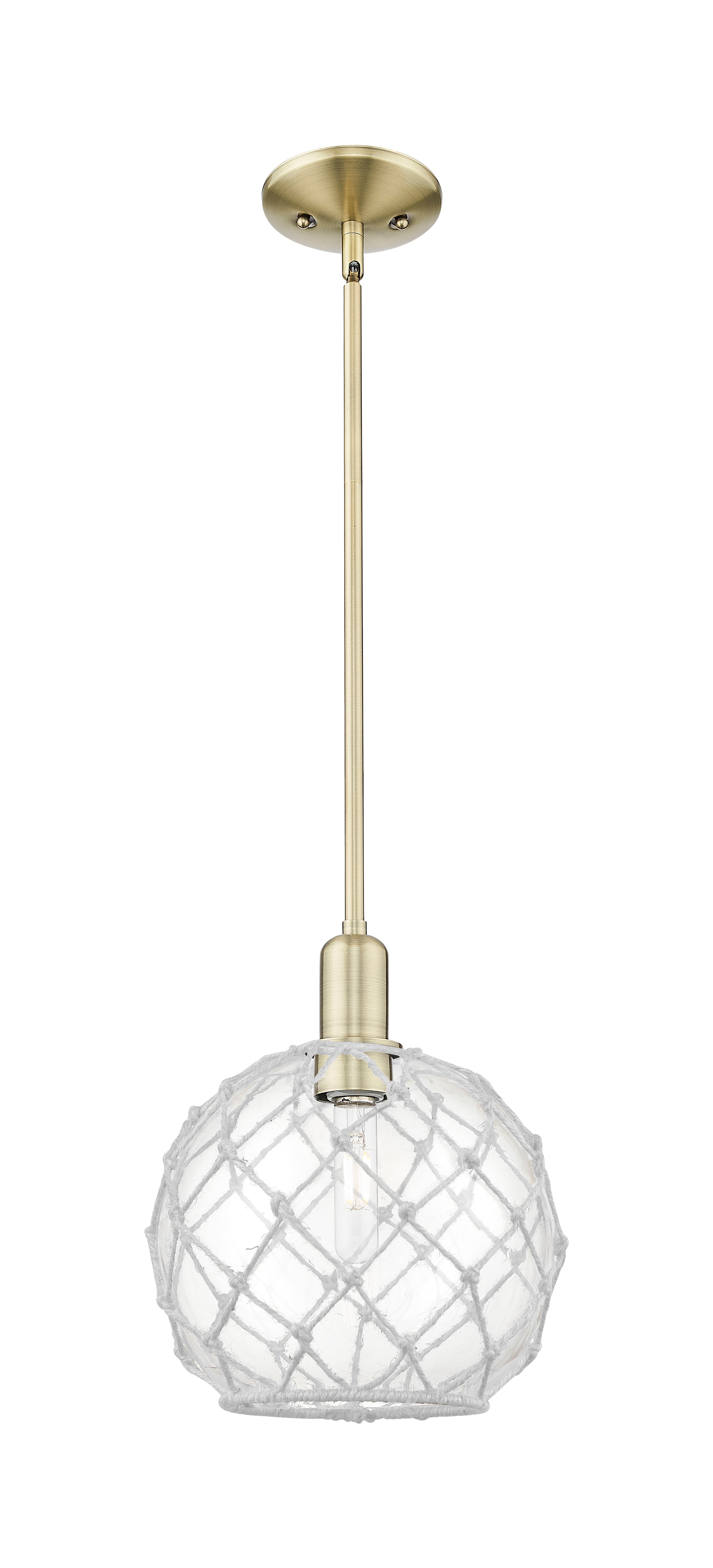 Arcadia Mini Pendant Antique Brass Finish