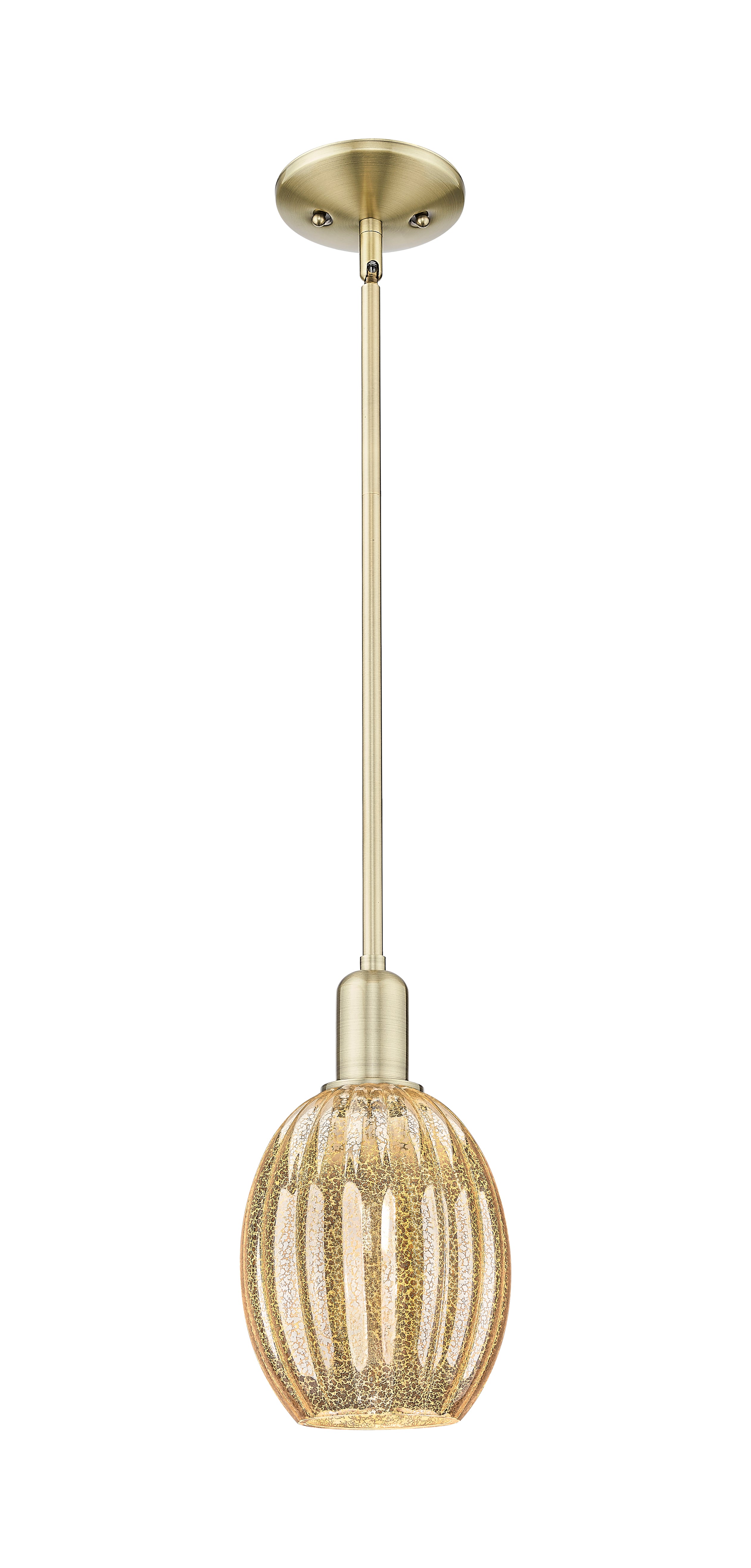 Arcadia Mini Pendant Antique Brass Finish