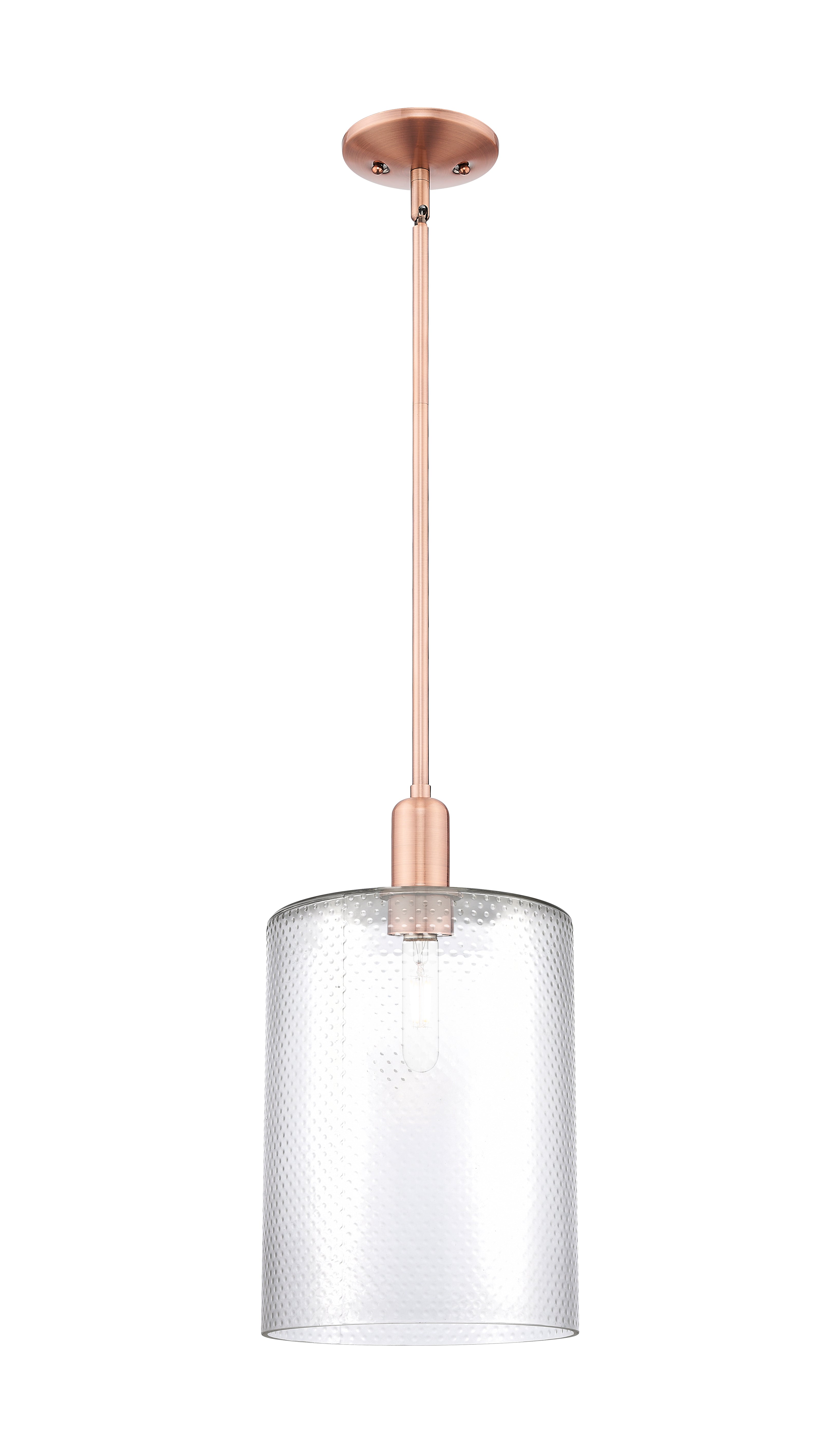 Arcadia Mini Pendant Antique Brass Dimmable