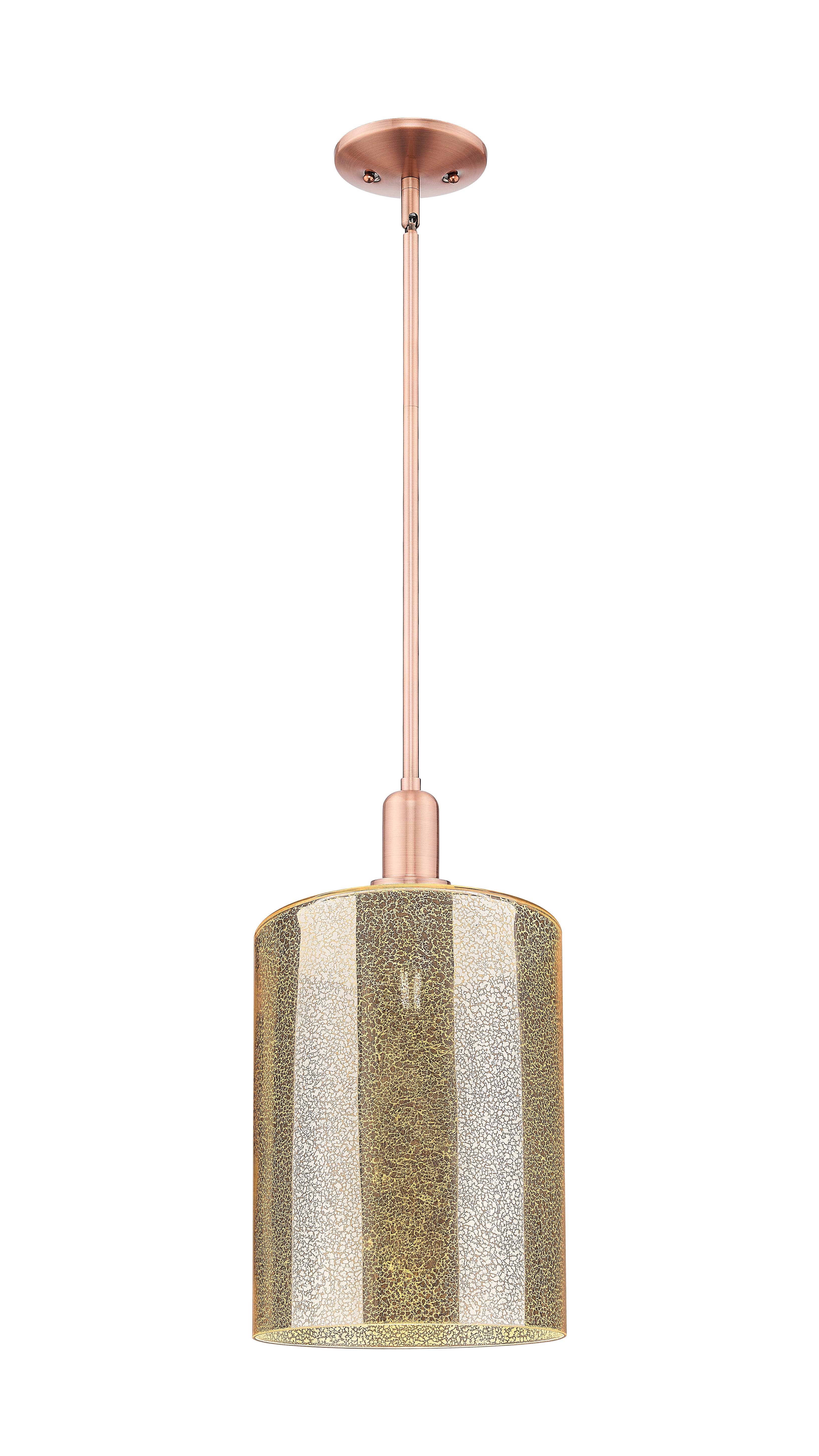 Arcadia Mini Pendant Antique Brass Dimmable