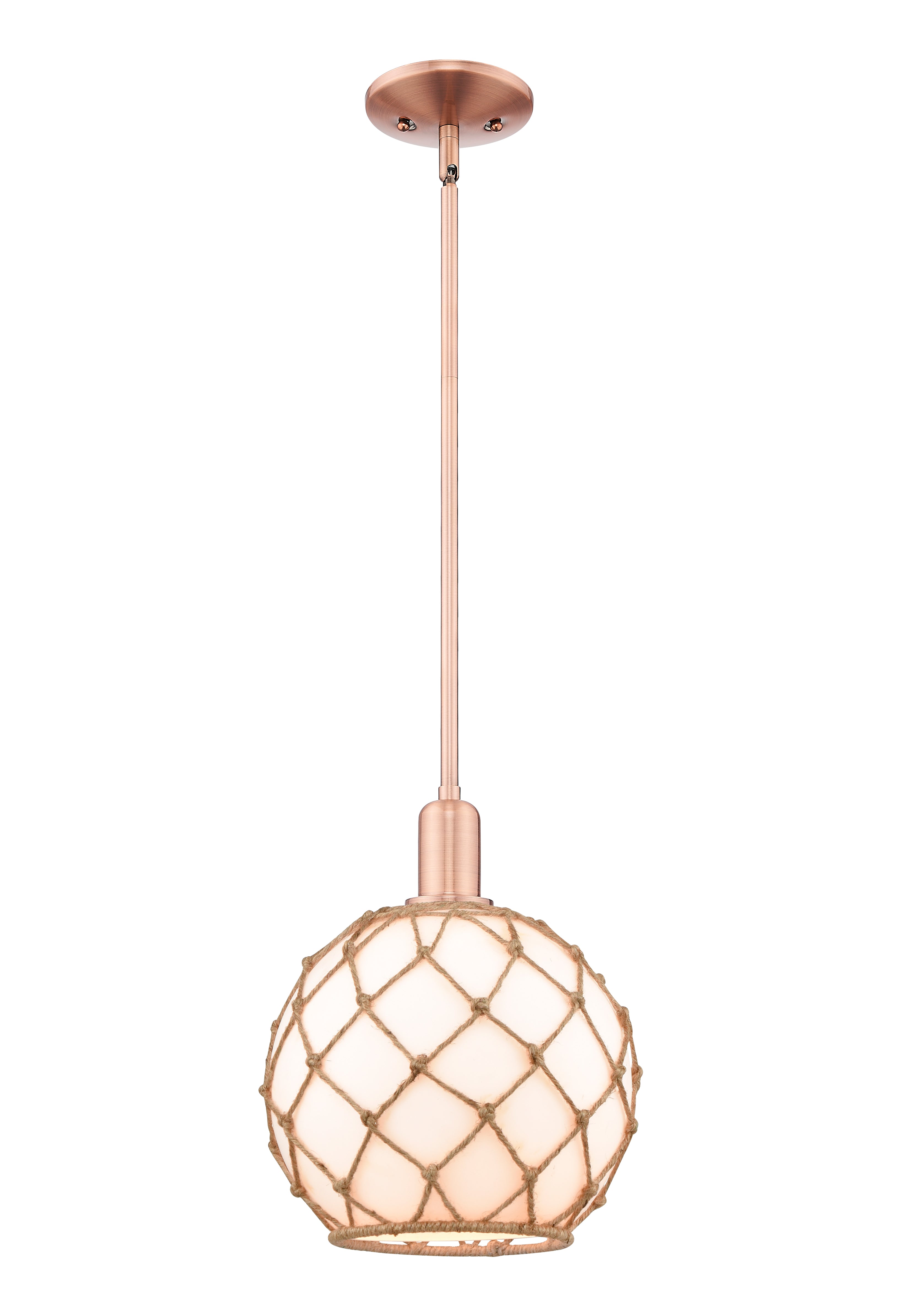 Arcadia Mini Pendant Antique Brass Finish