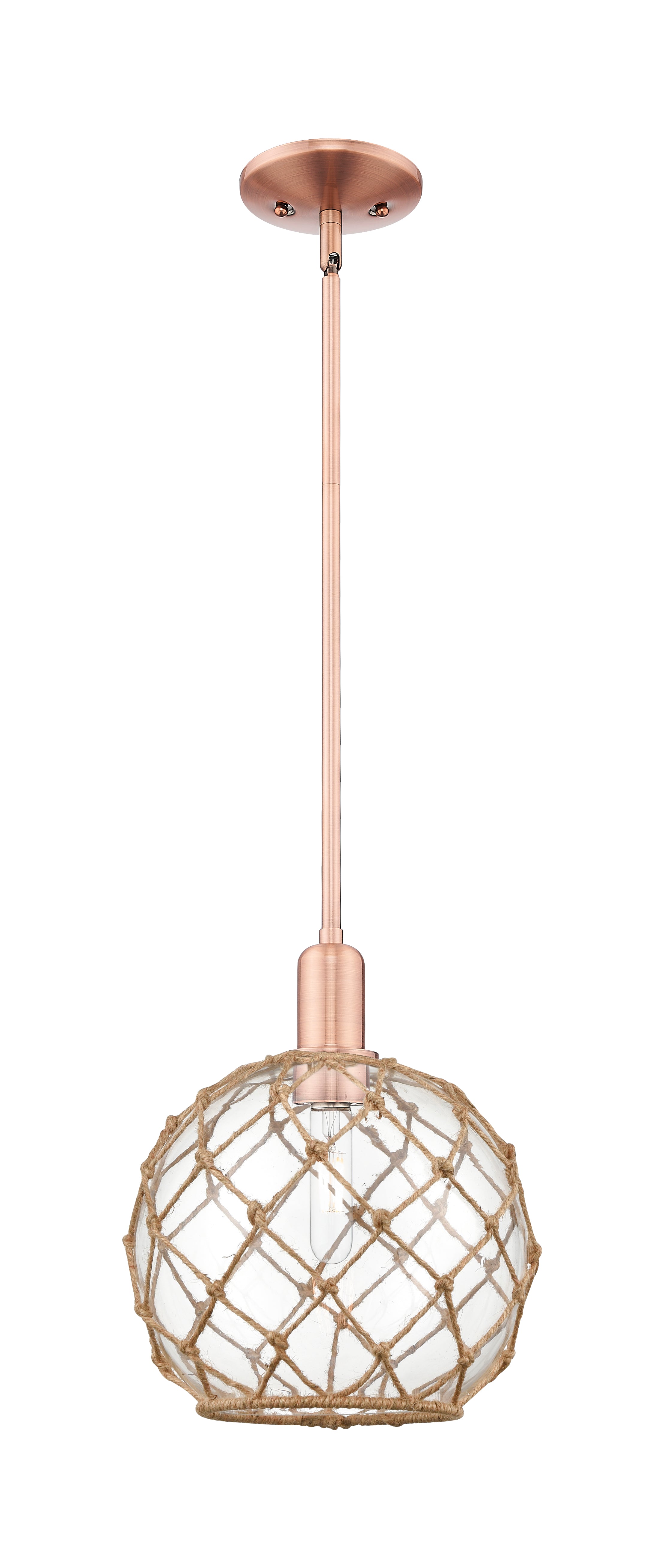 Arcadia Mini Pendant Antique Brass Finish