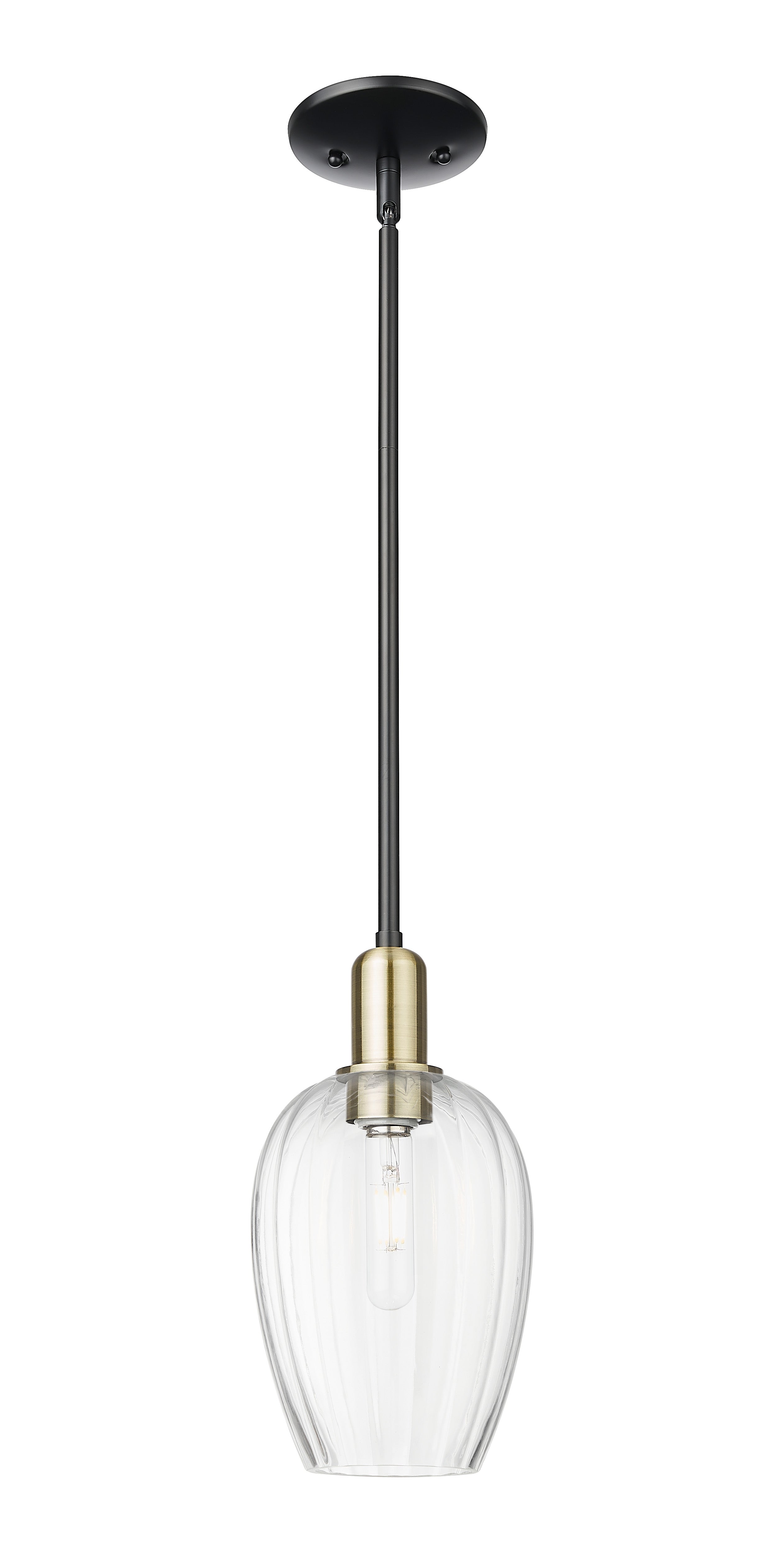 Arcadia Mini Pendant Antique Brass Finish