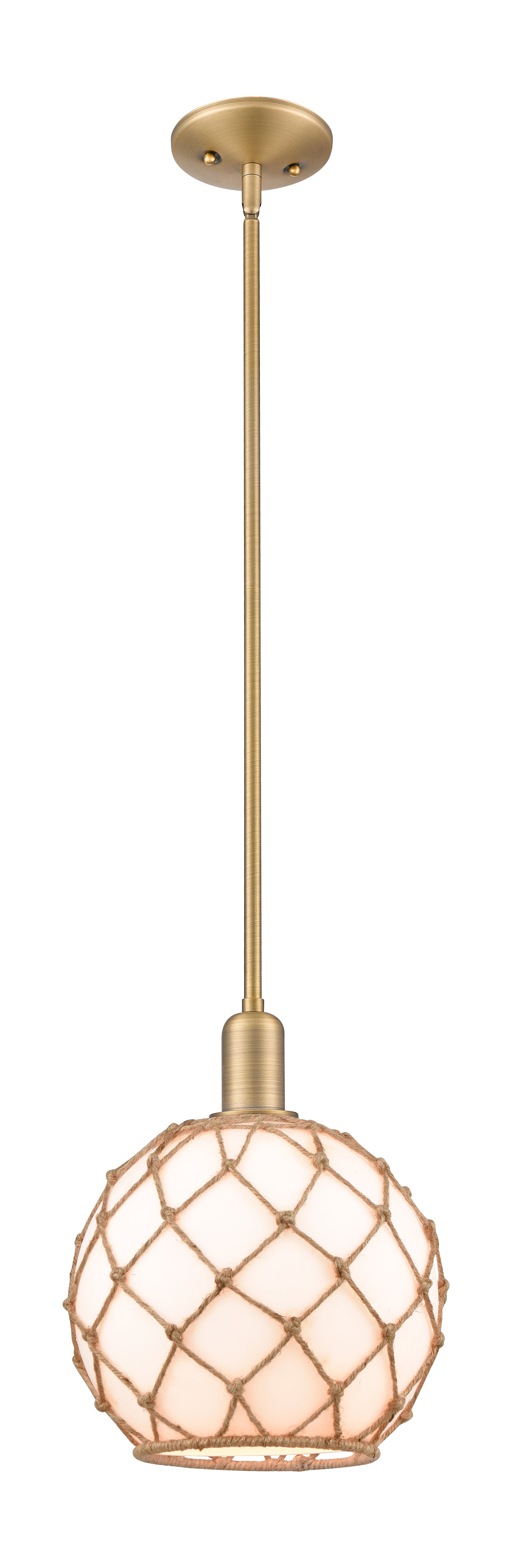 Arcadia Mini Pendant Antique Brass Finish