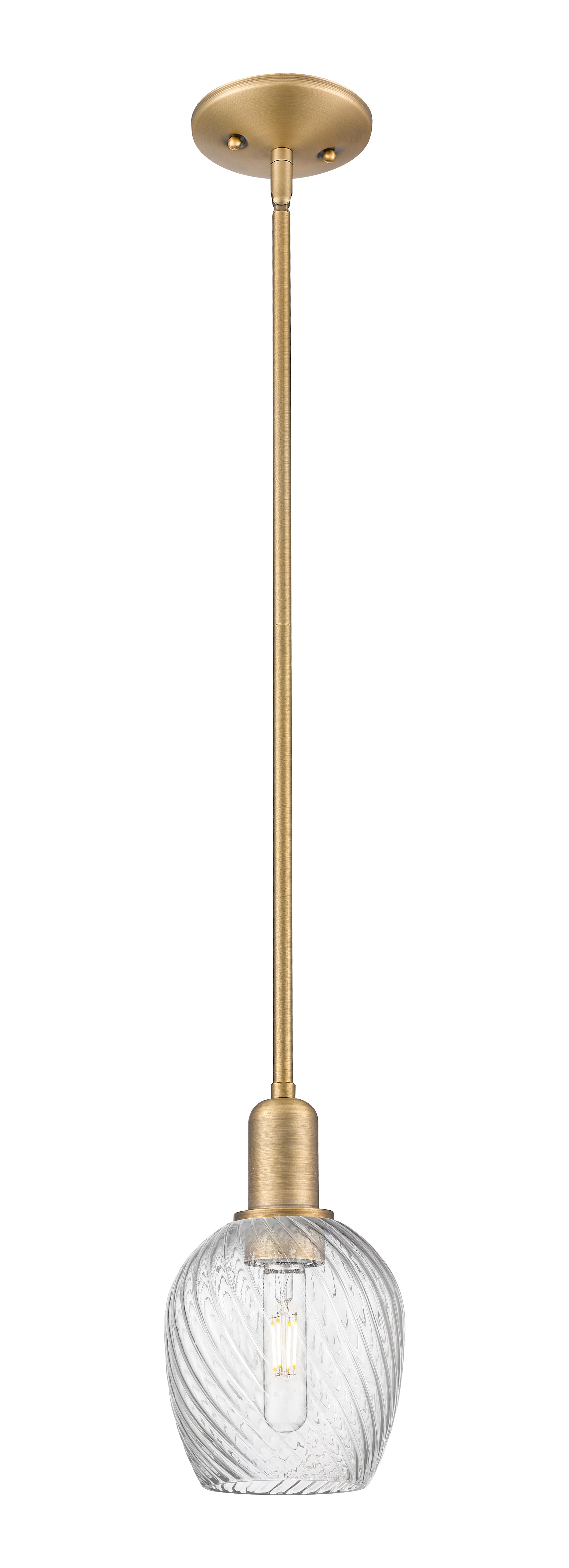 Arcadia Mini Pendant Antique Brass Finish