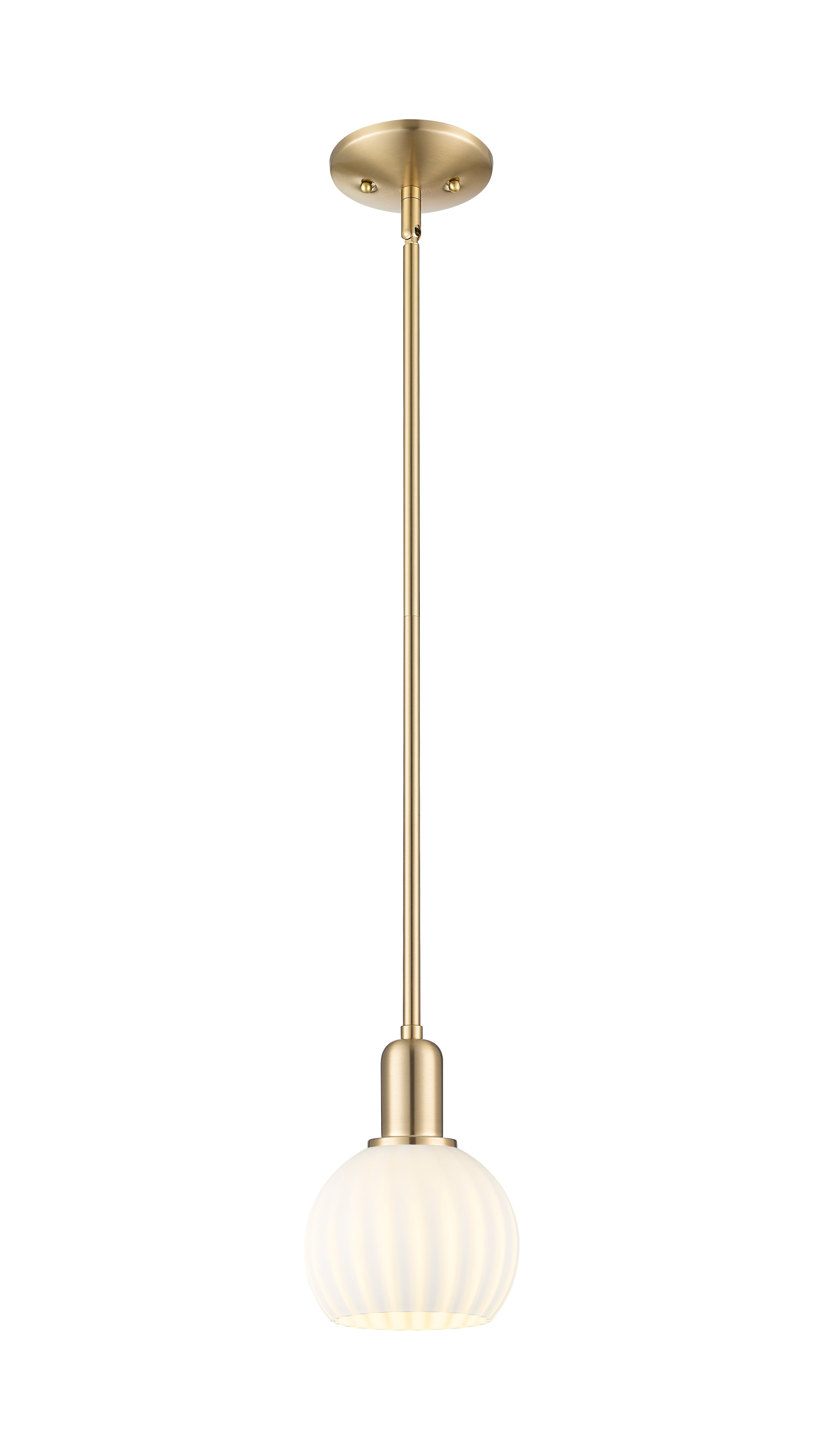 Arcadia Mini Pendant Antique Brass 6 Inch