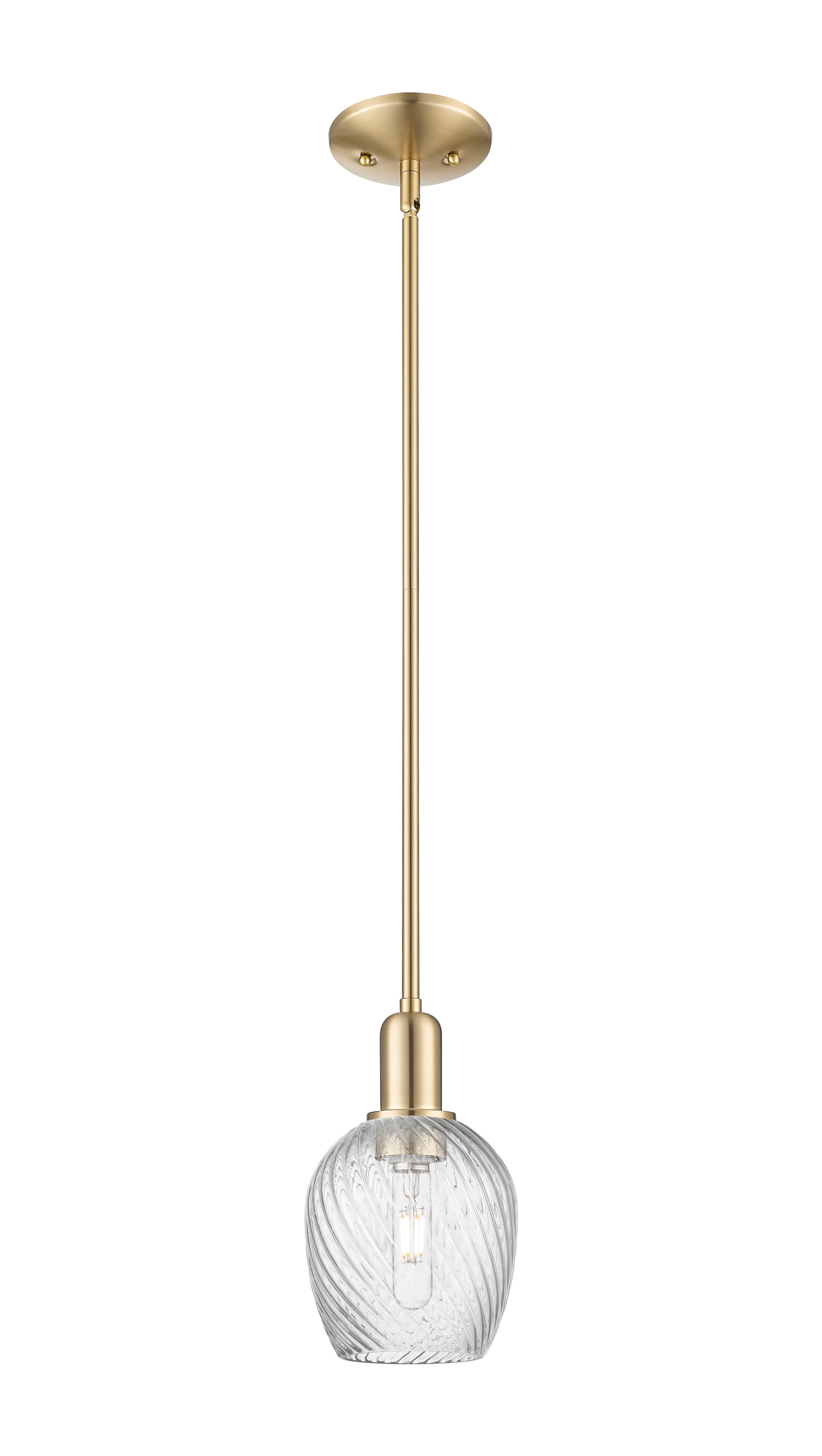 Arcadia Mini Pendant Antique Brass Finish