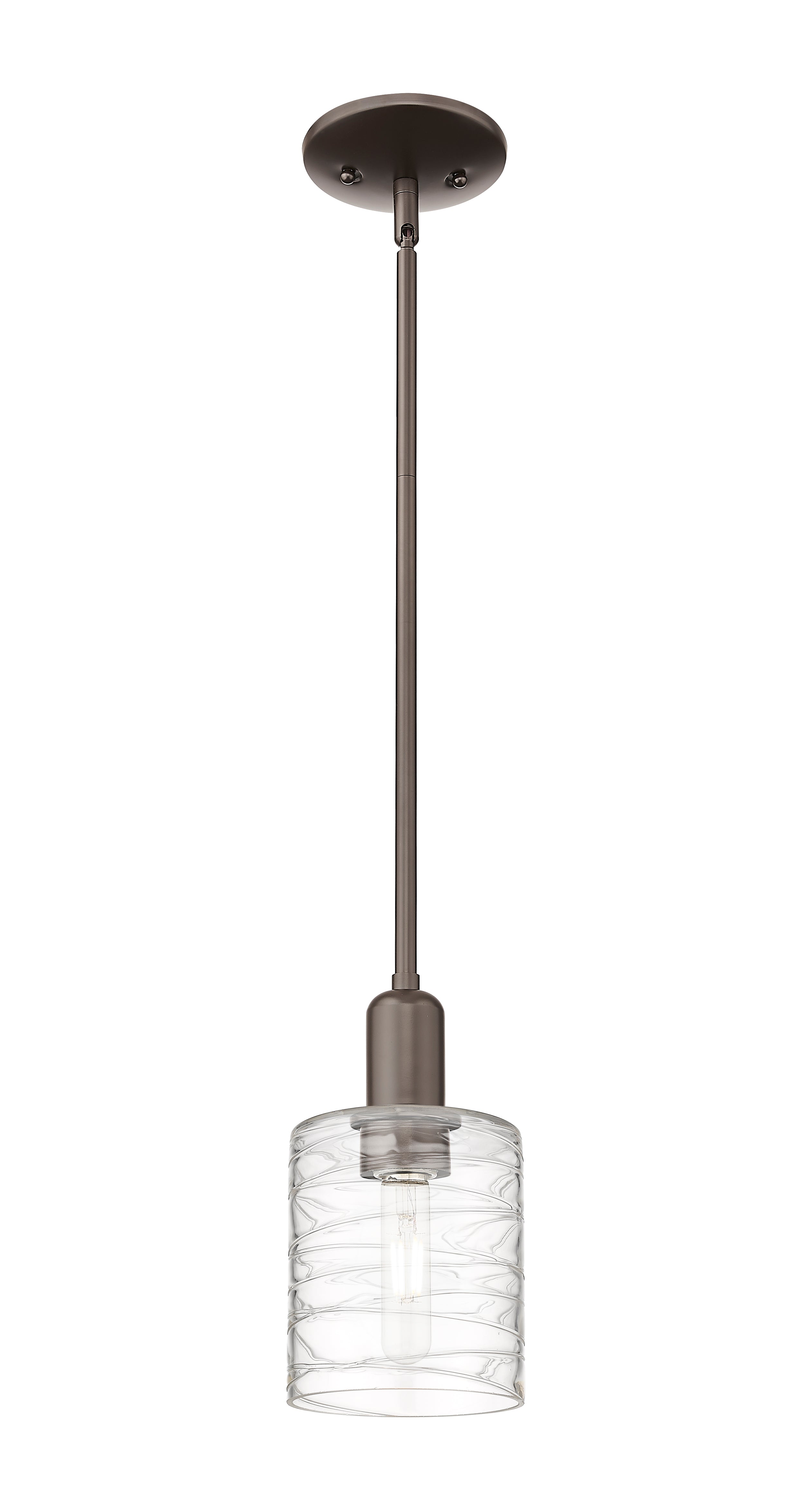 Arcadia Mini Pendant Antique Brass Steel Glass