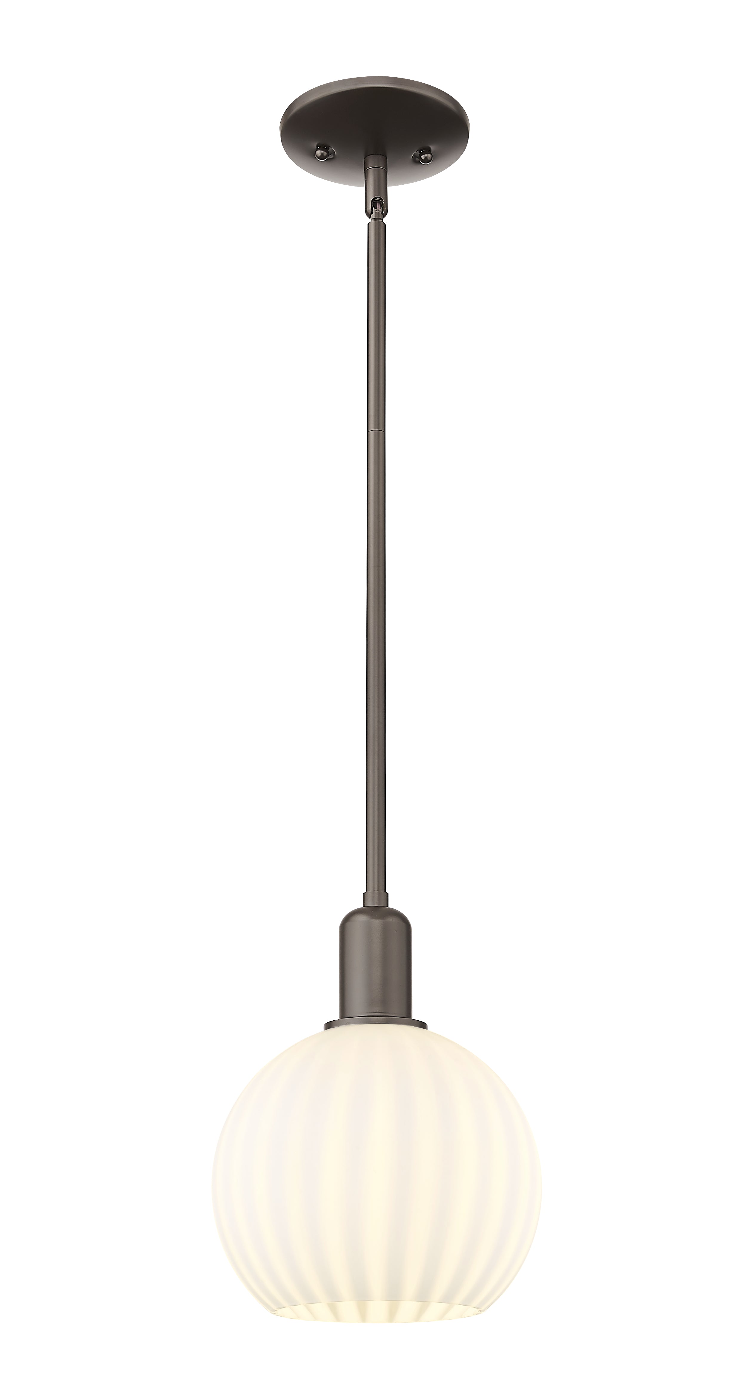 Arcadia Mini Pendant Glass Antique Brass