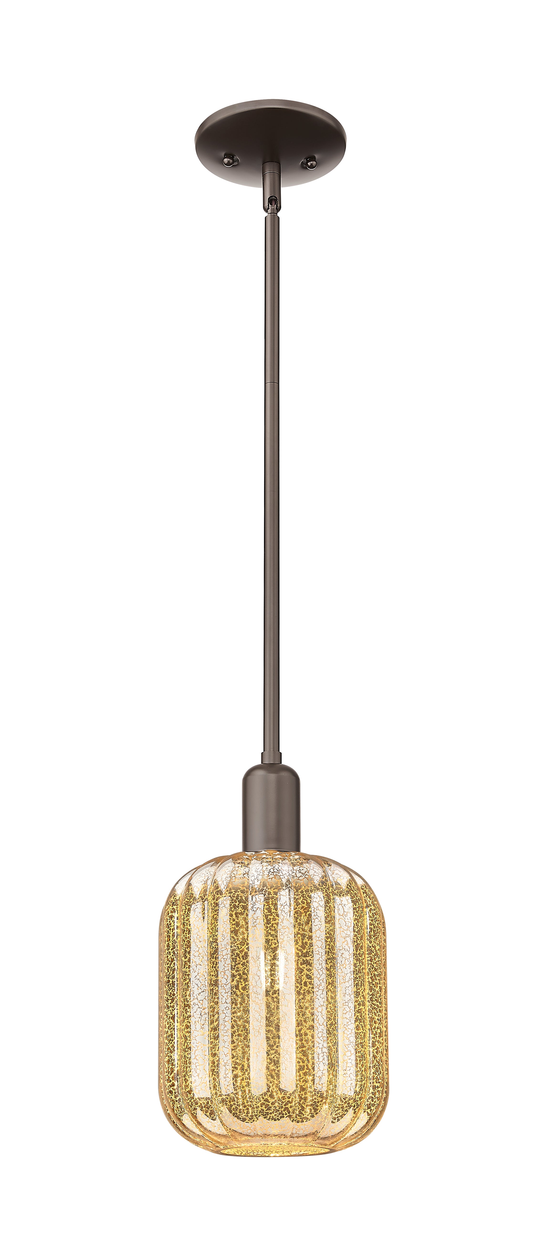 Arcadia Mini Pendant Antique Brass 6.75 Inch