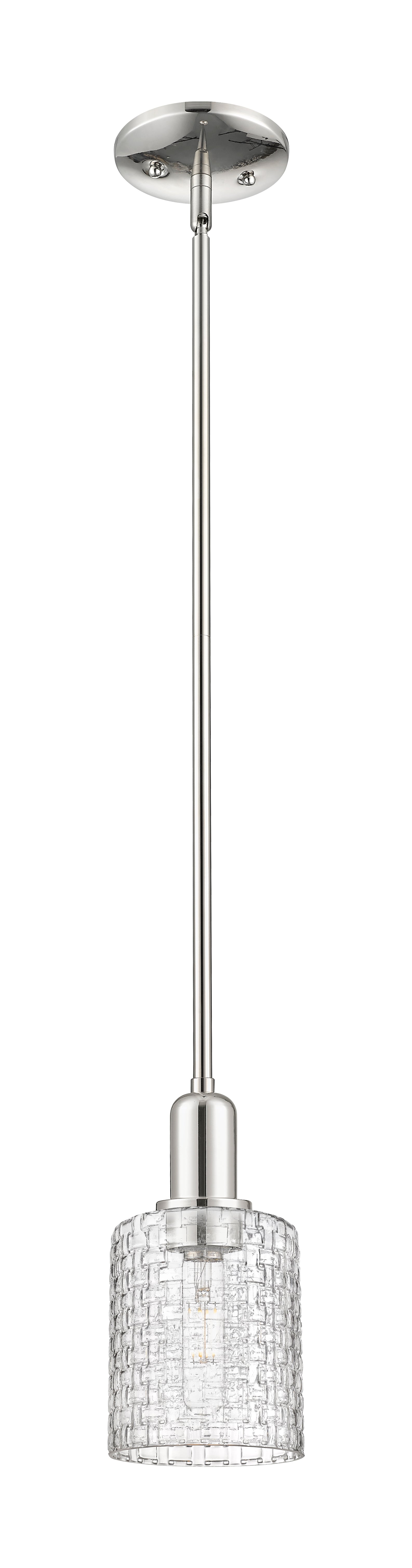 Arcadia Mini Pendant Brass Glass 5 Inch