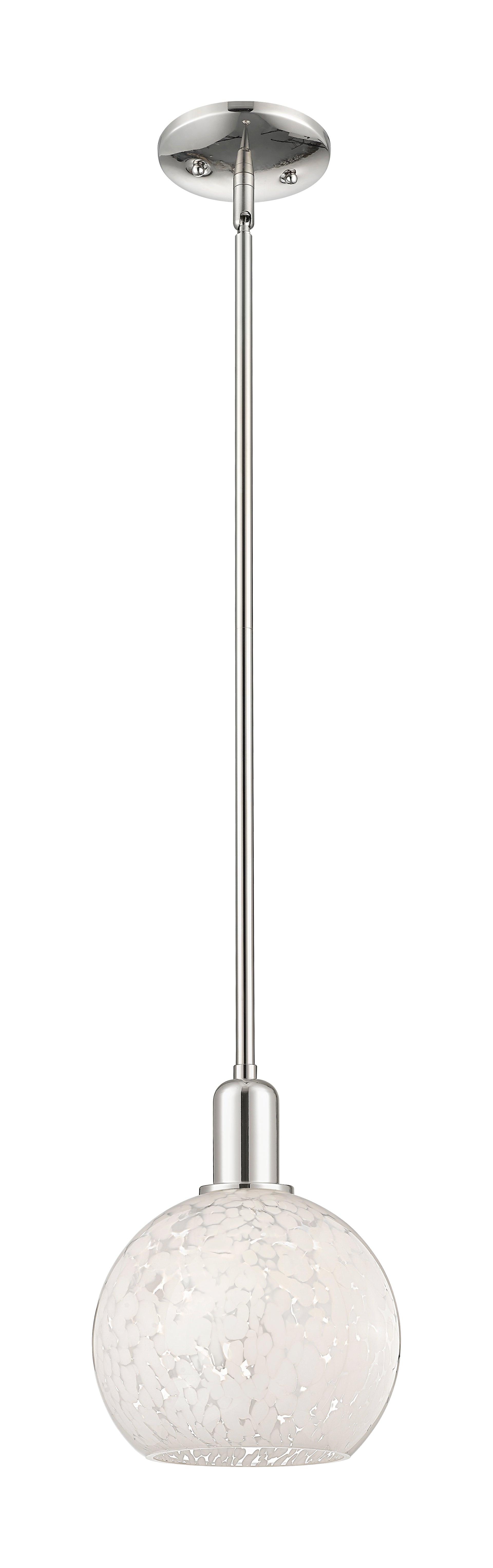 Arcadia Mini Pendant Antique Brass 8 Inch