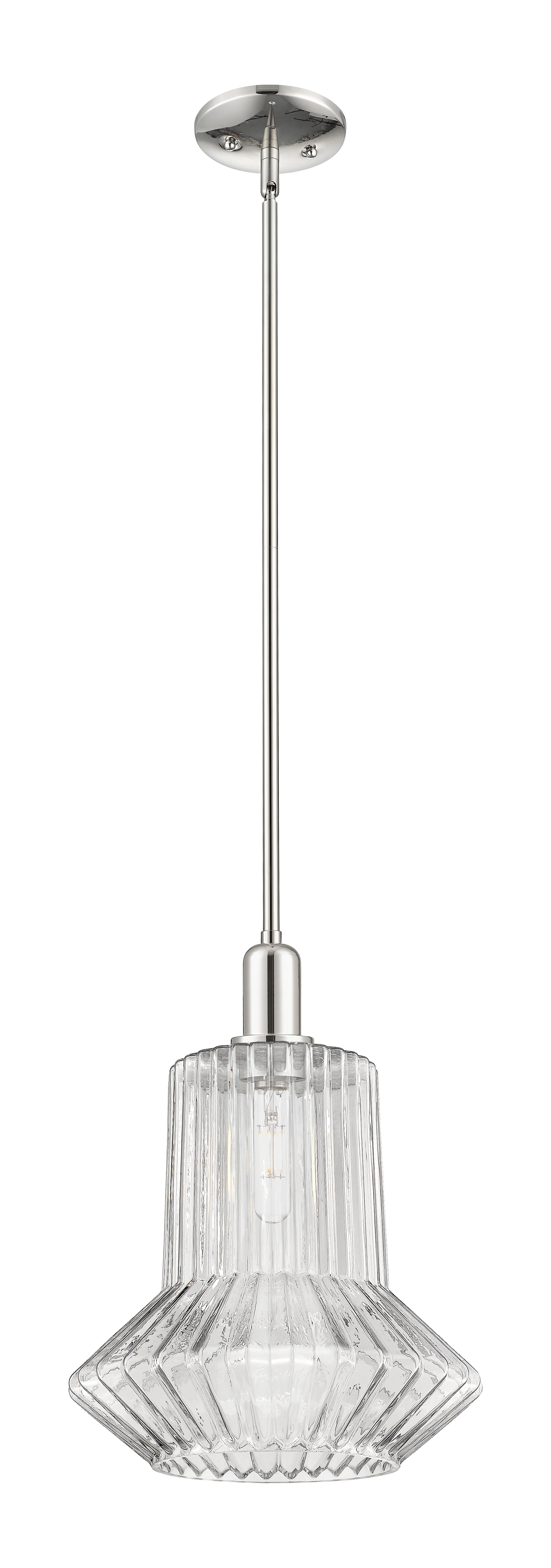 Arcadia Mini Pendant Antique Brass 12 Inch
