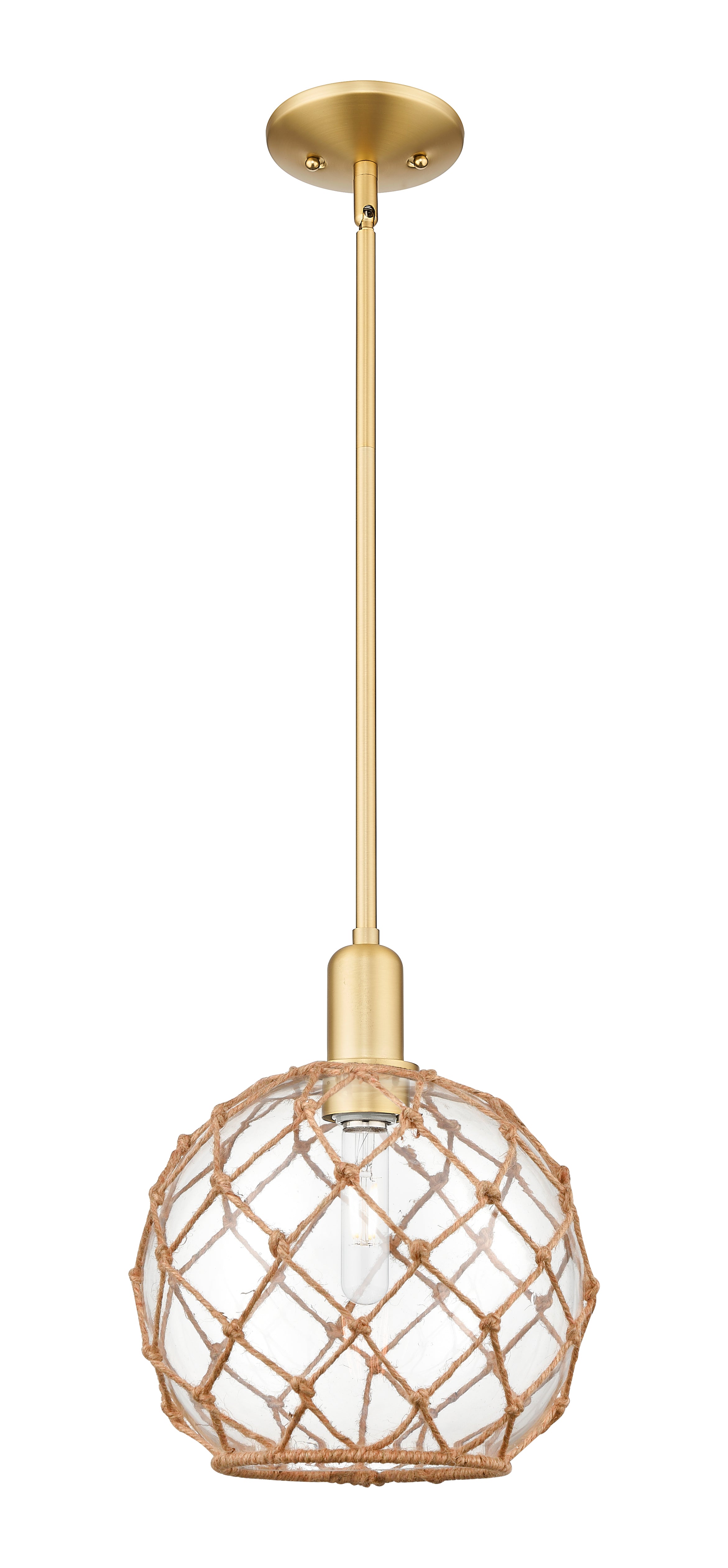 Arcadia Mini Pendant Antique Brass Finish
