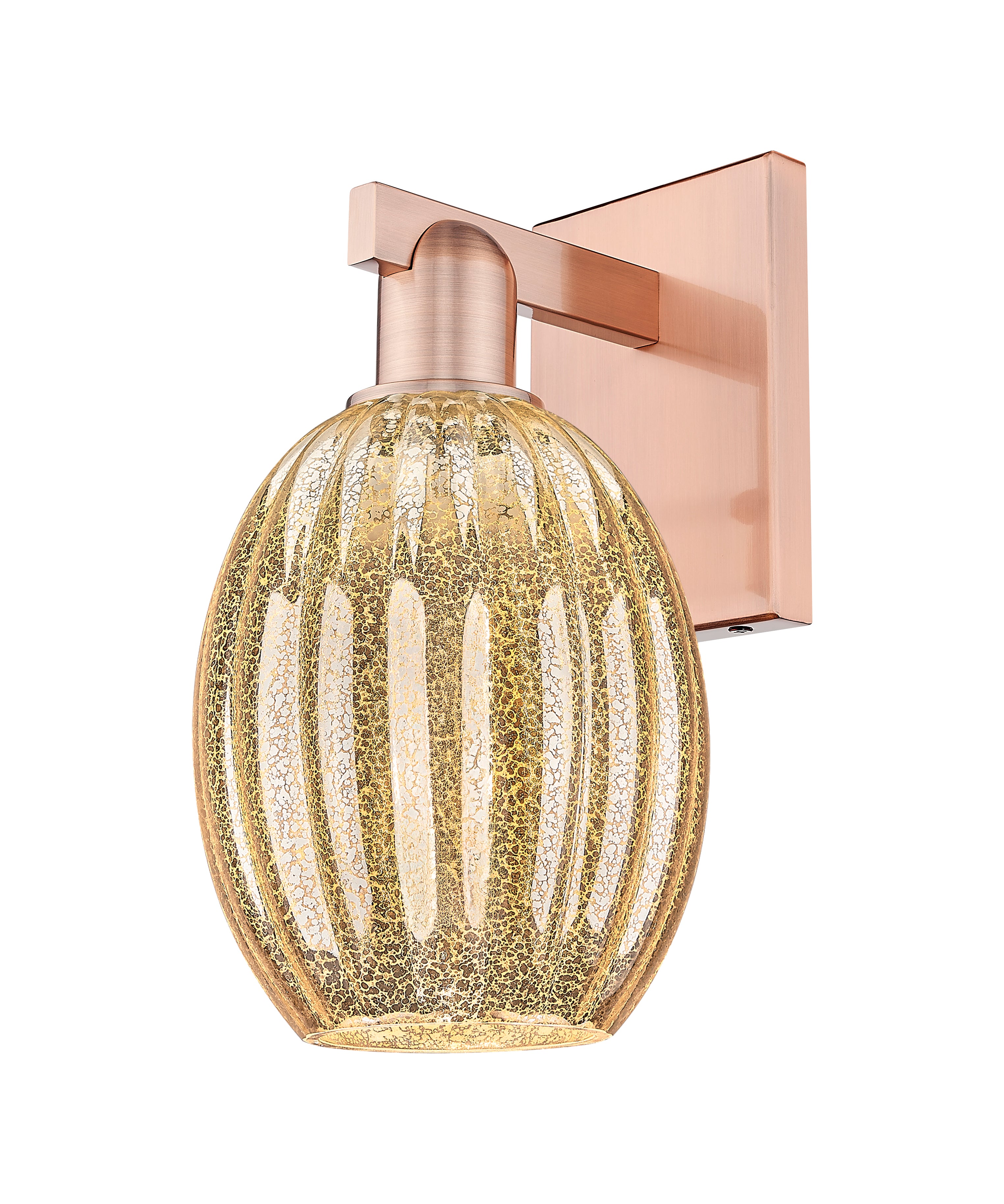 Arcadia Sconce Cast Brass Glass Steel
