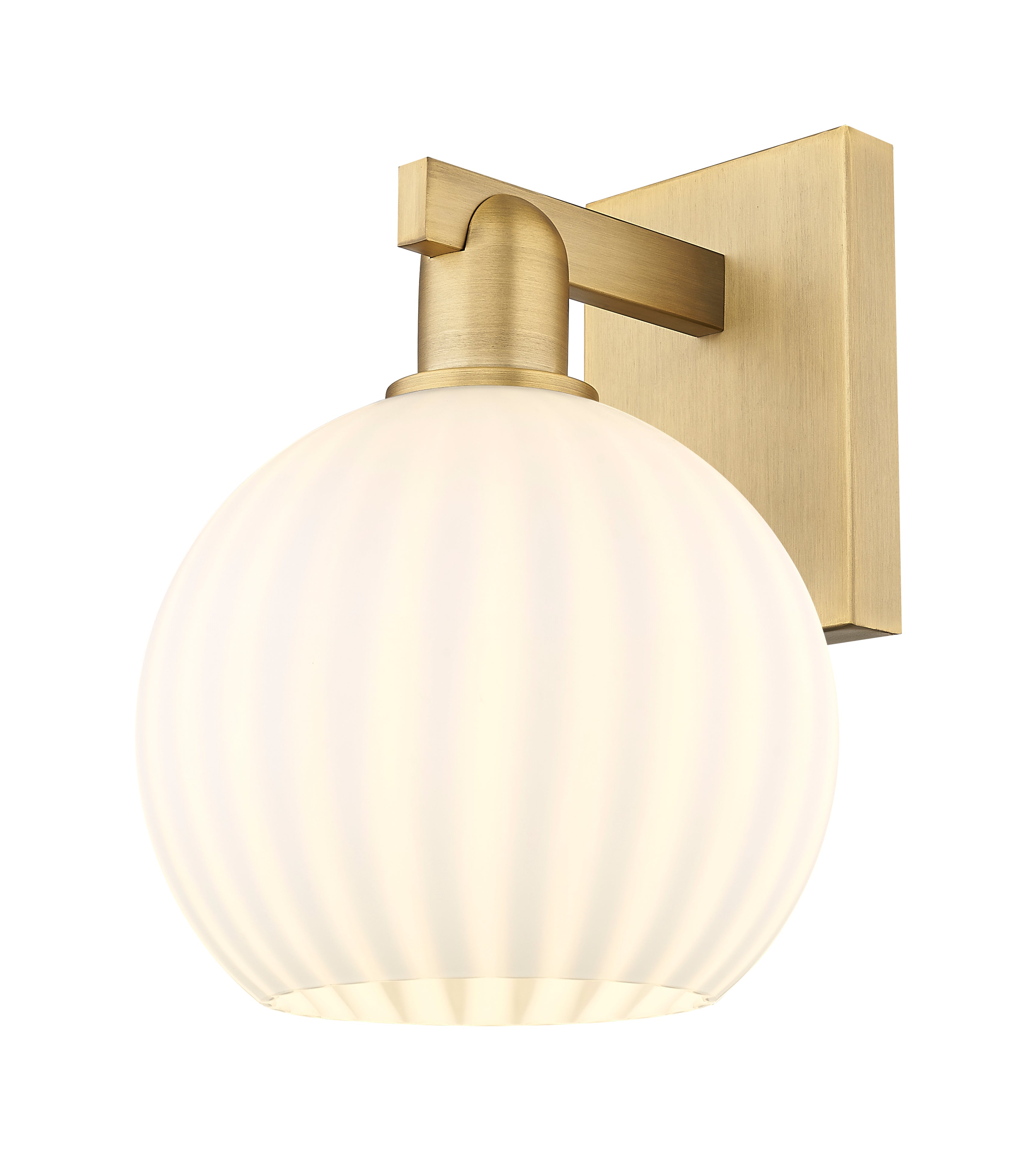 Arcadia Sconce Cast Brass Finish