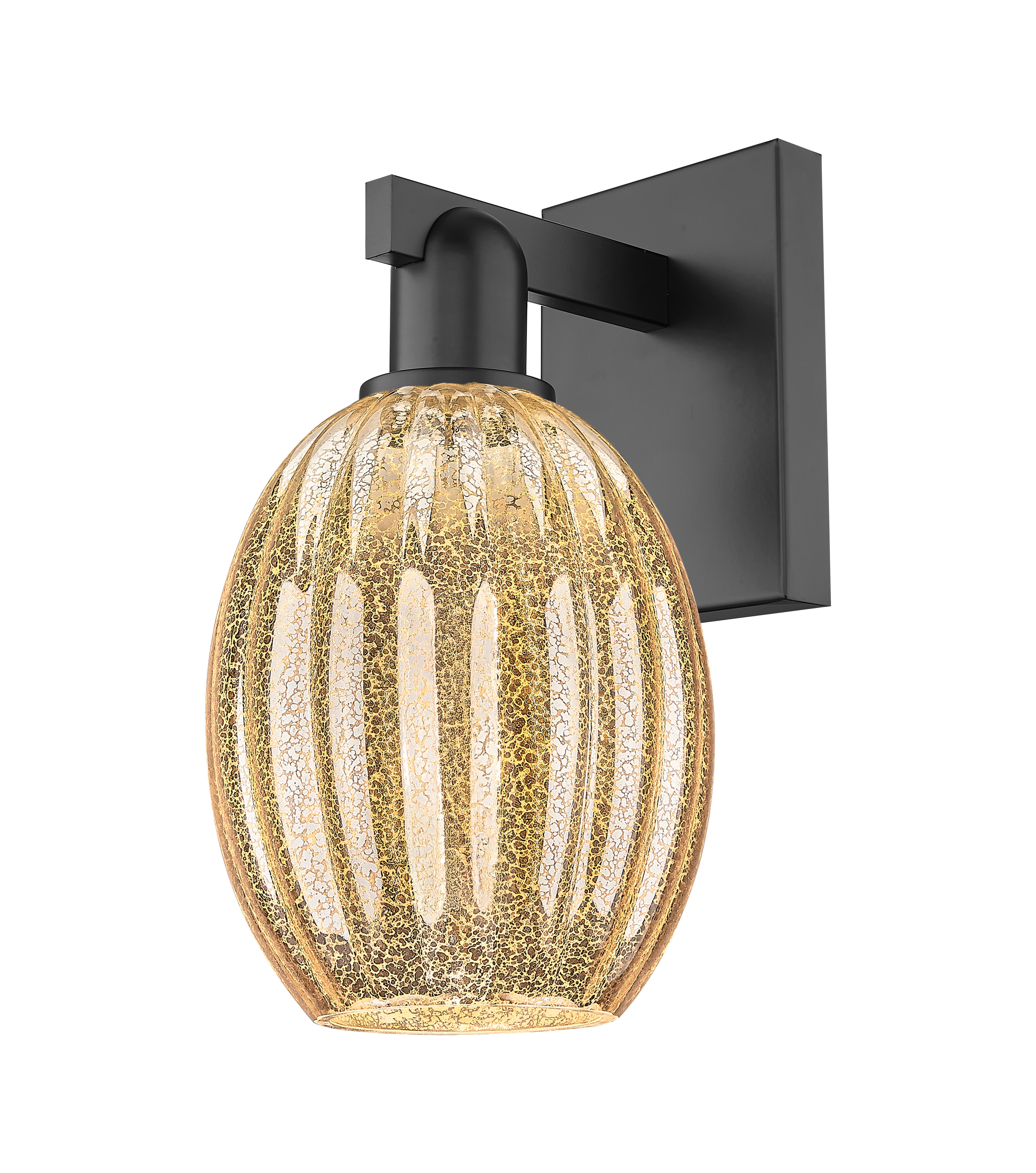 Arcadia Sconce Cast Brass Glass Steel