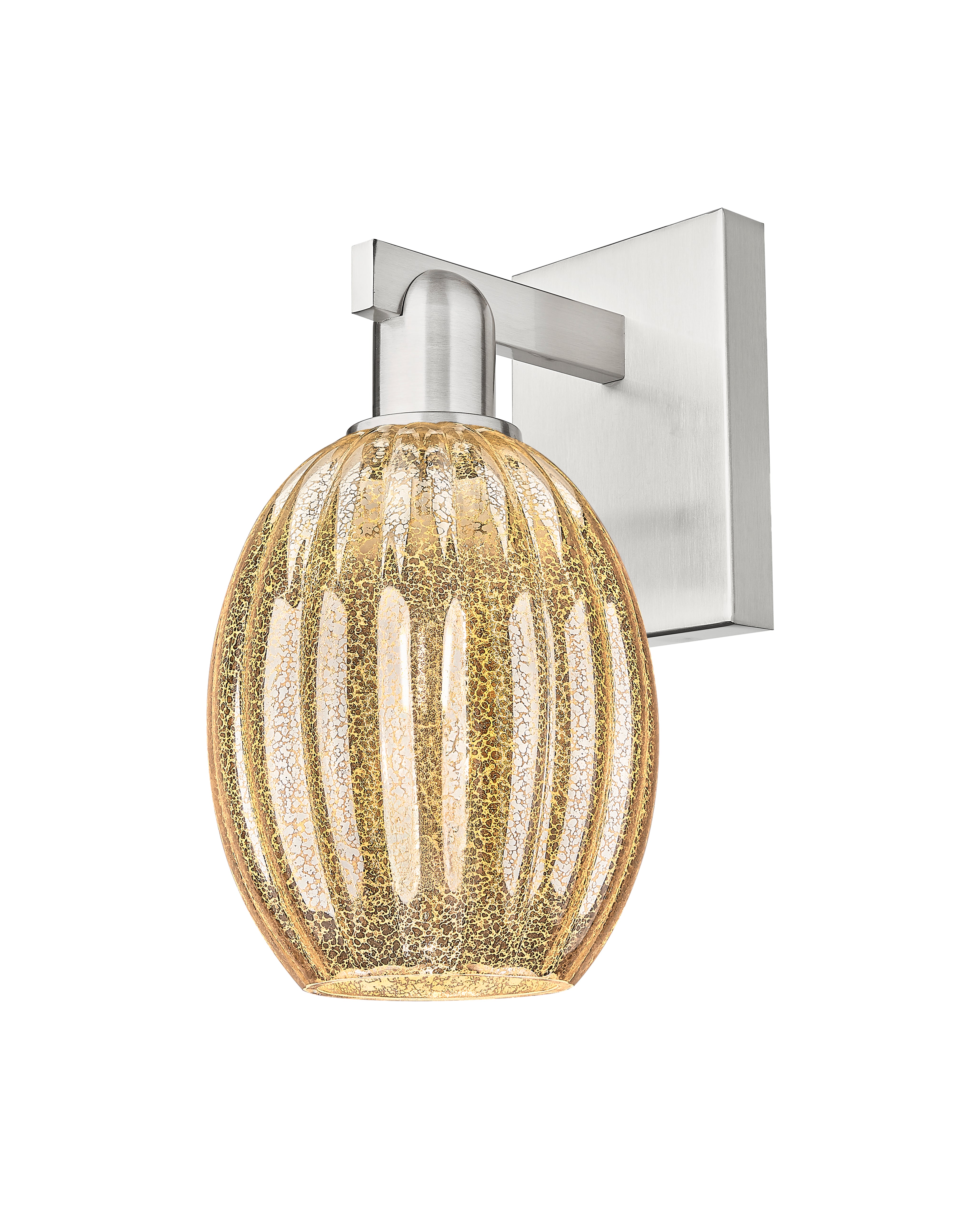 Arcadia Sconce Cast Brass Glass Steel