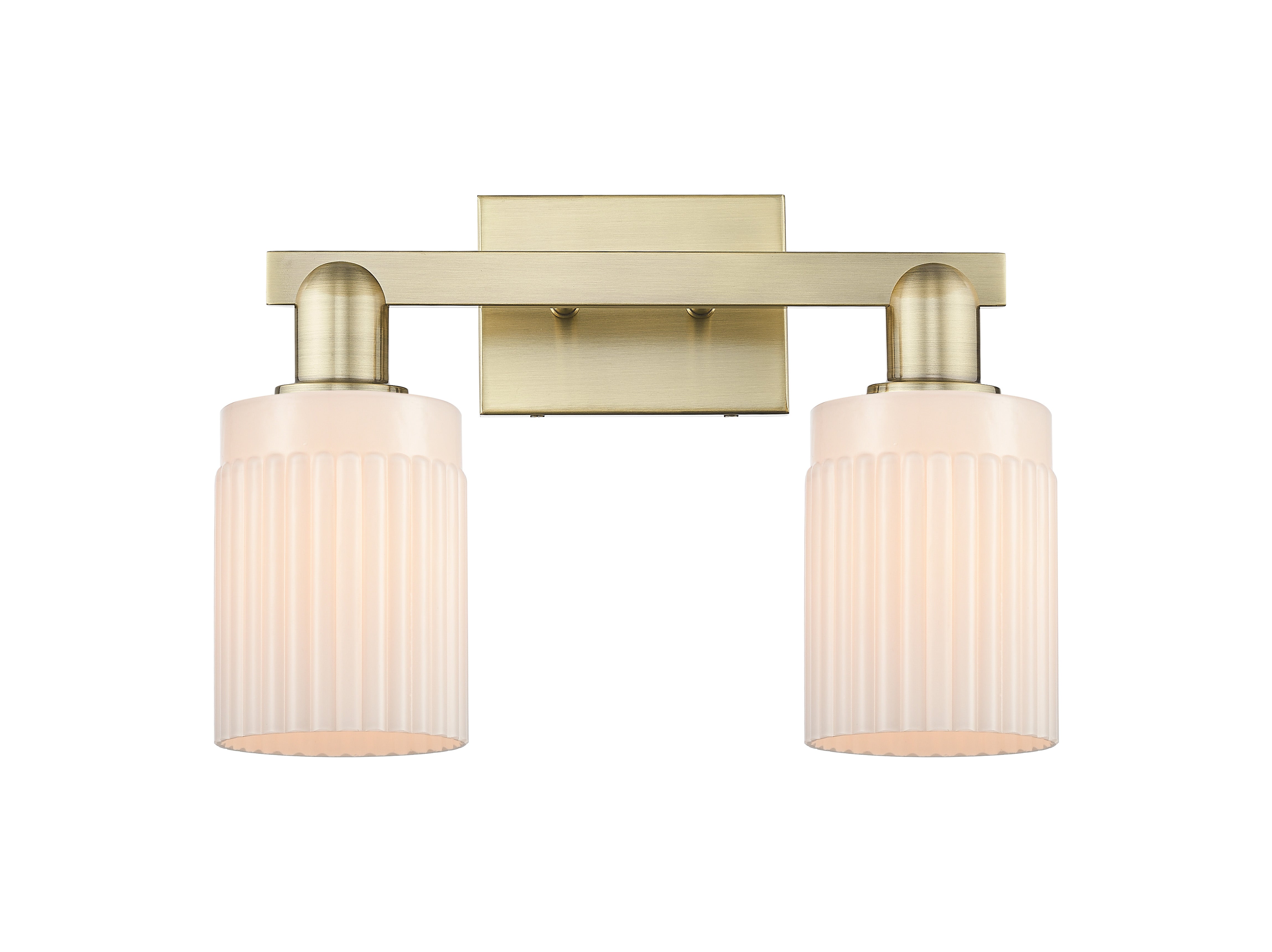 Arcadia Bath Vanity Light Cast Brass Finish