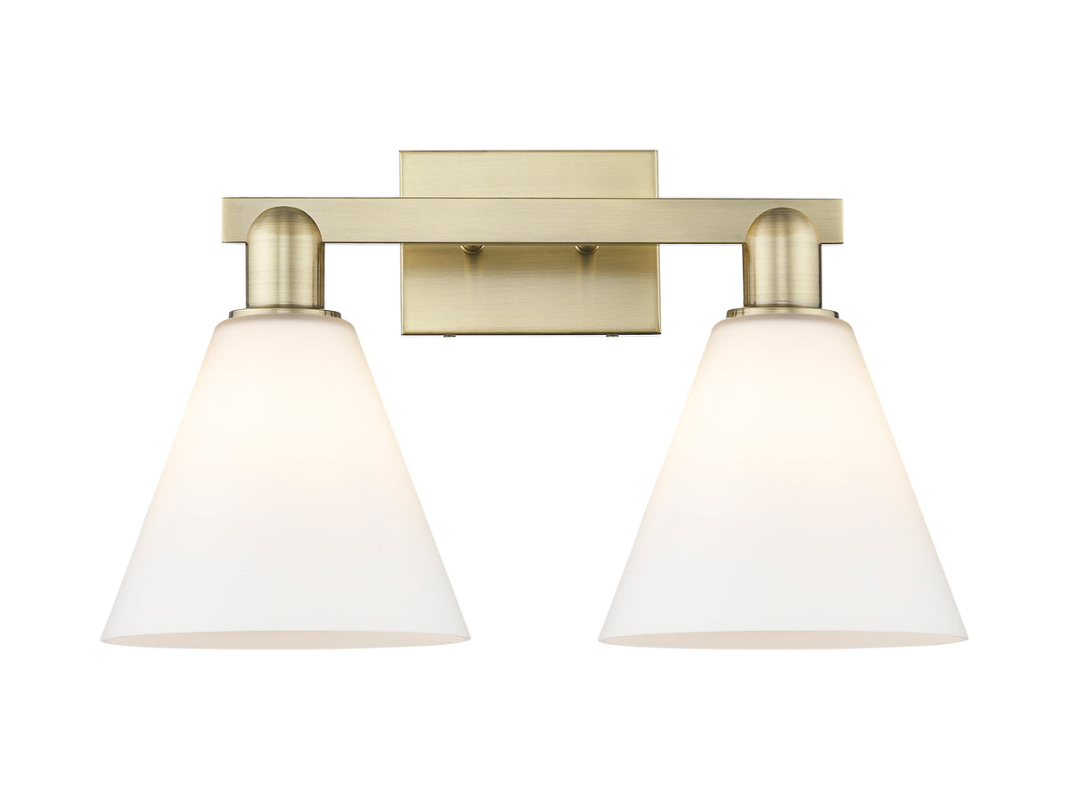 Berkshire Glass 19-Inch 2-Light Bath Vanity Light