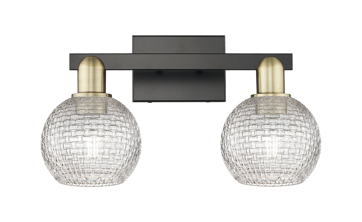 Athens 17-Inch 2-Light Bath Vanity Light 9.875-Inch High