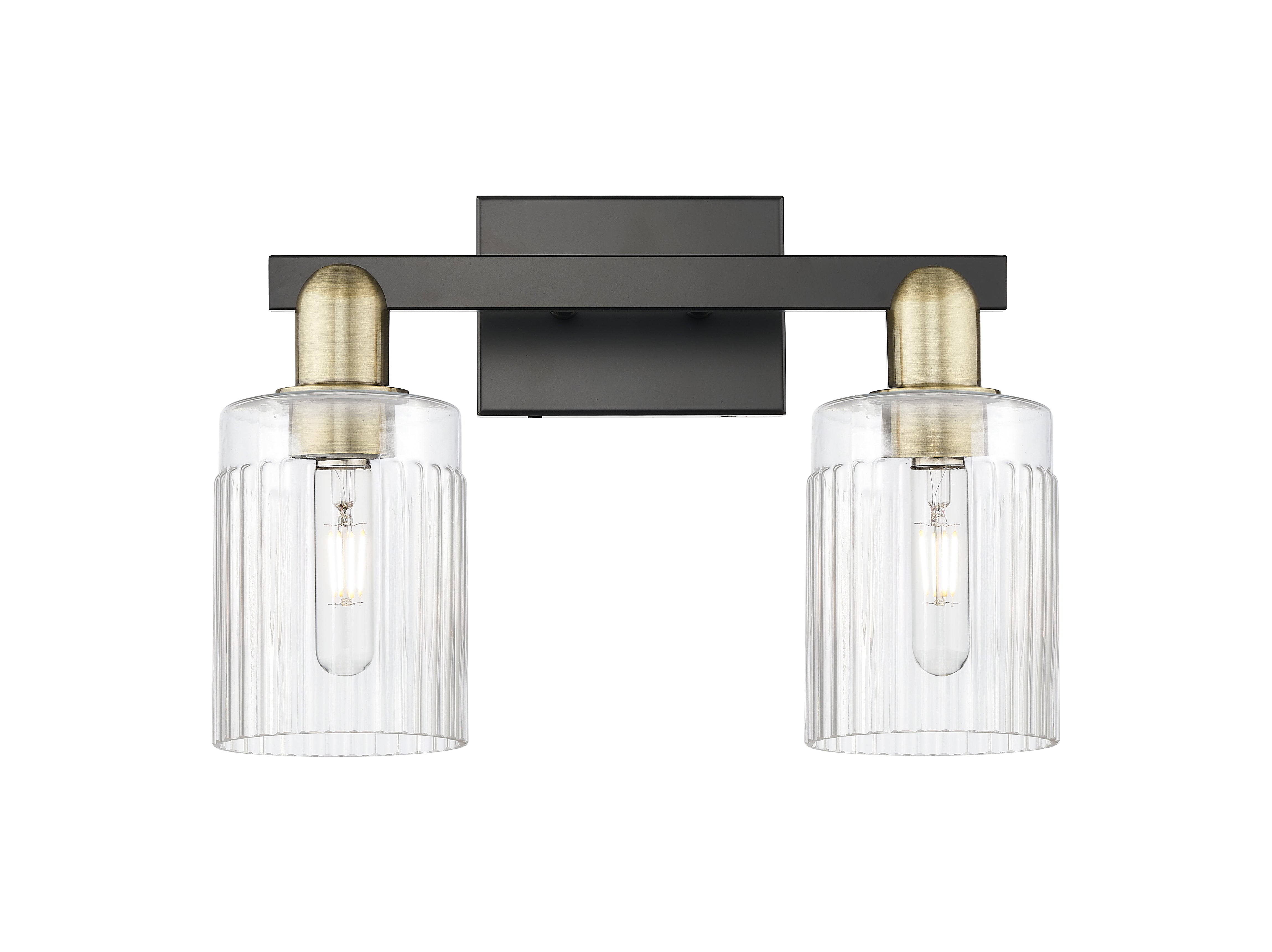Arcadia Bath Vanity Light Cast Brass Finish