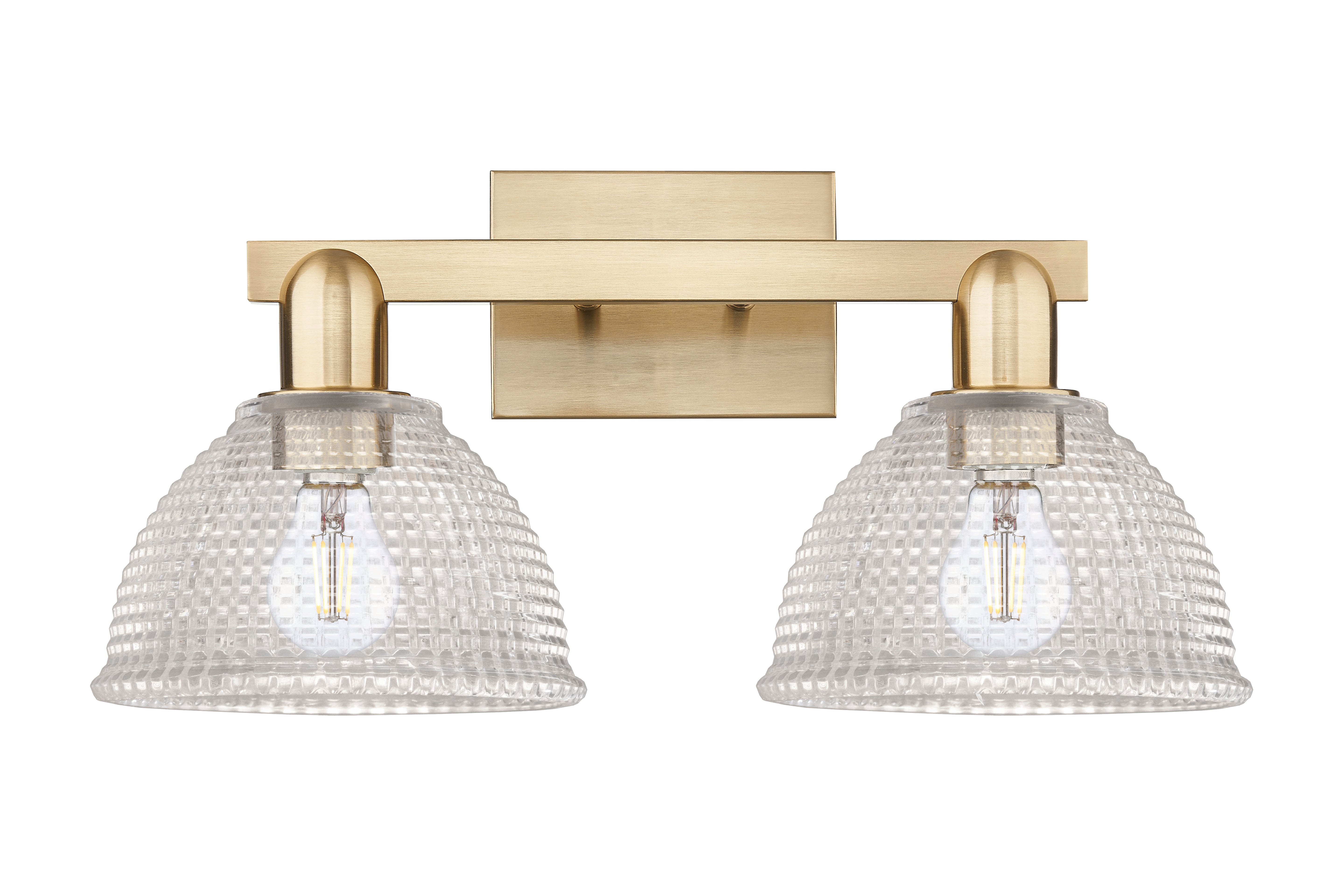 Arcadia Bath Vanity Light Cast Brass