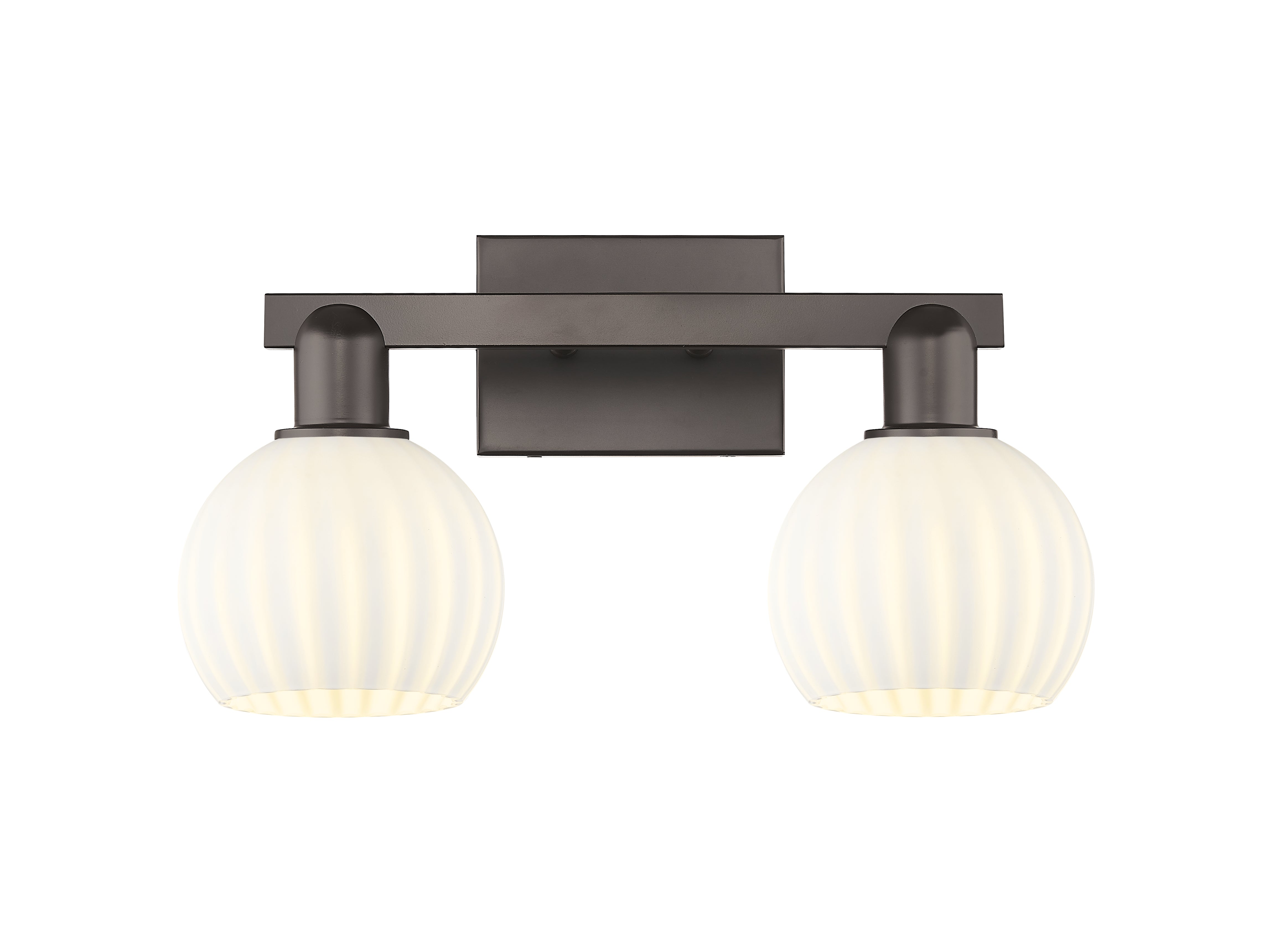 Arcadia Bath Vanity Light Steel Brass 19 Inch