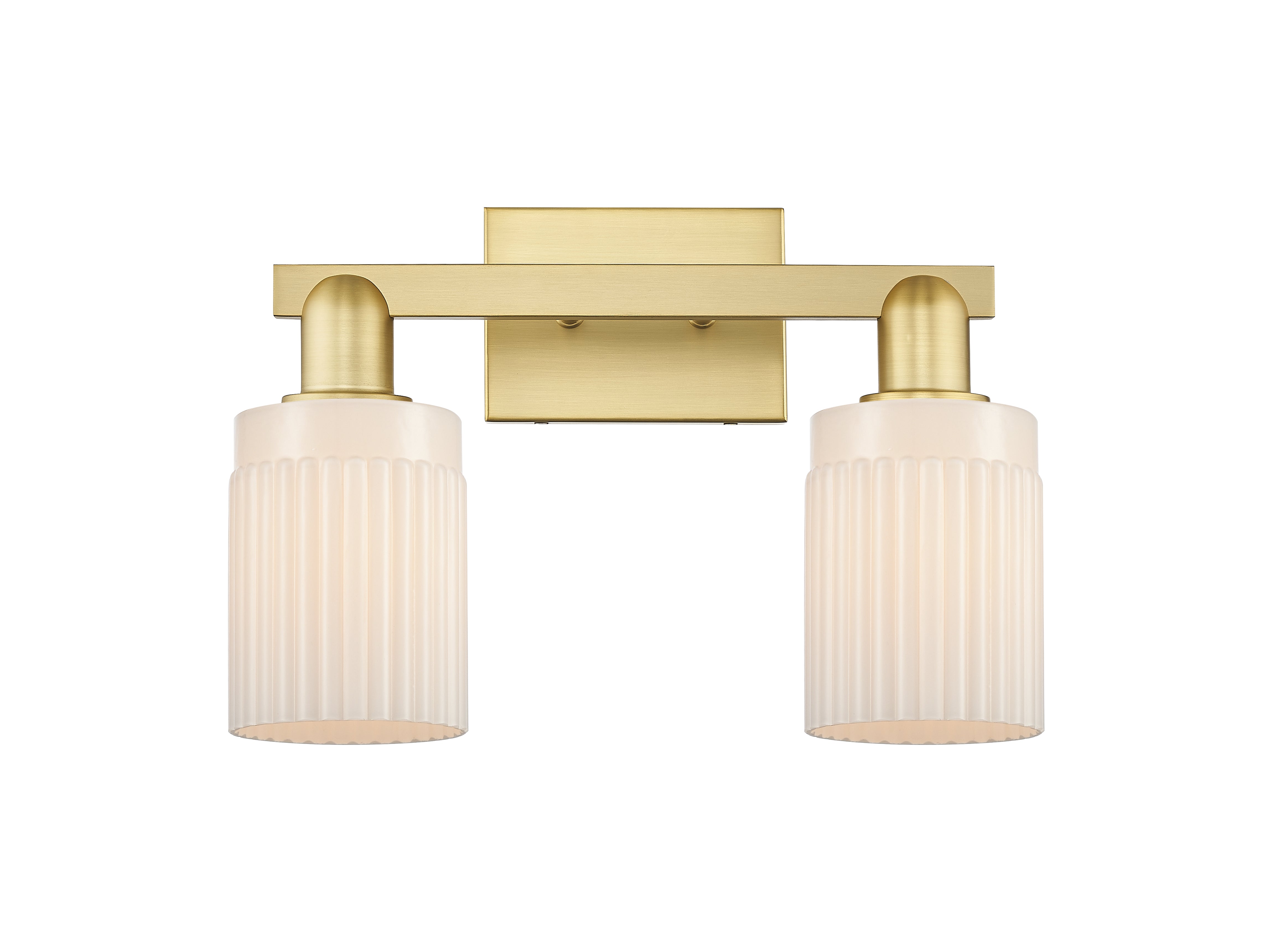 Arcadia Bath Vanity Light Cast Brass Finish