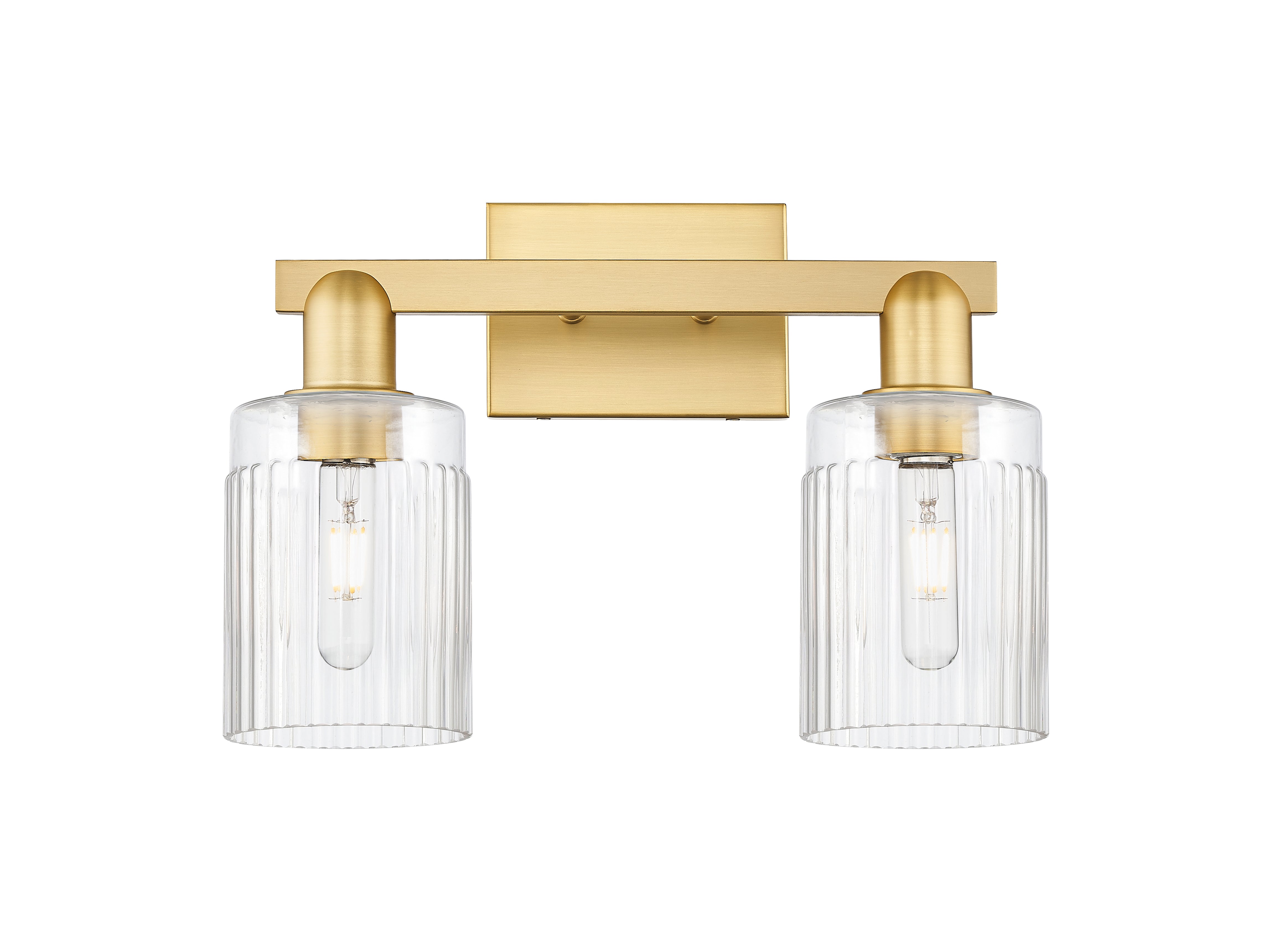 Arcadia Bath Vanity Light Cast Brass Finish