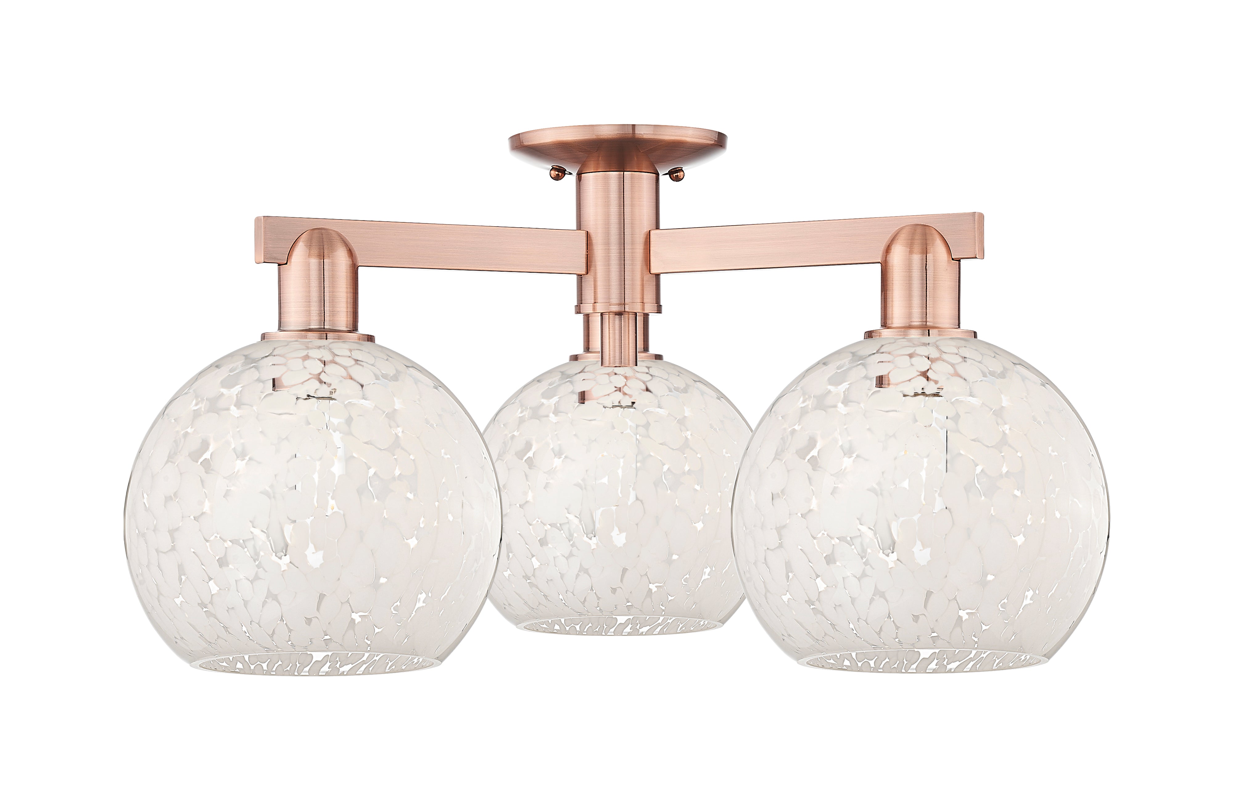 Arcadia Semi-Flush Mount Brushed Nickel
