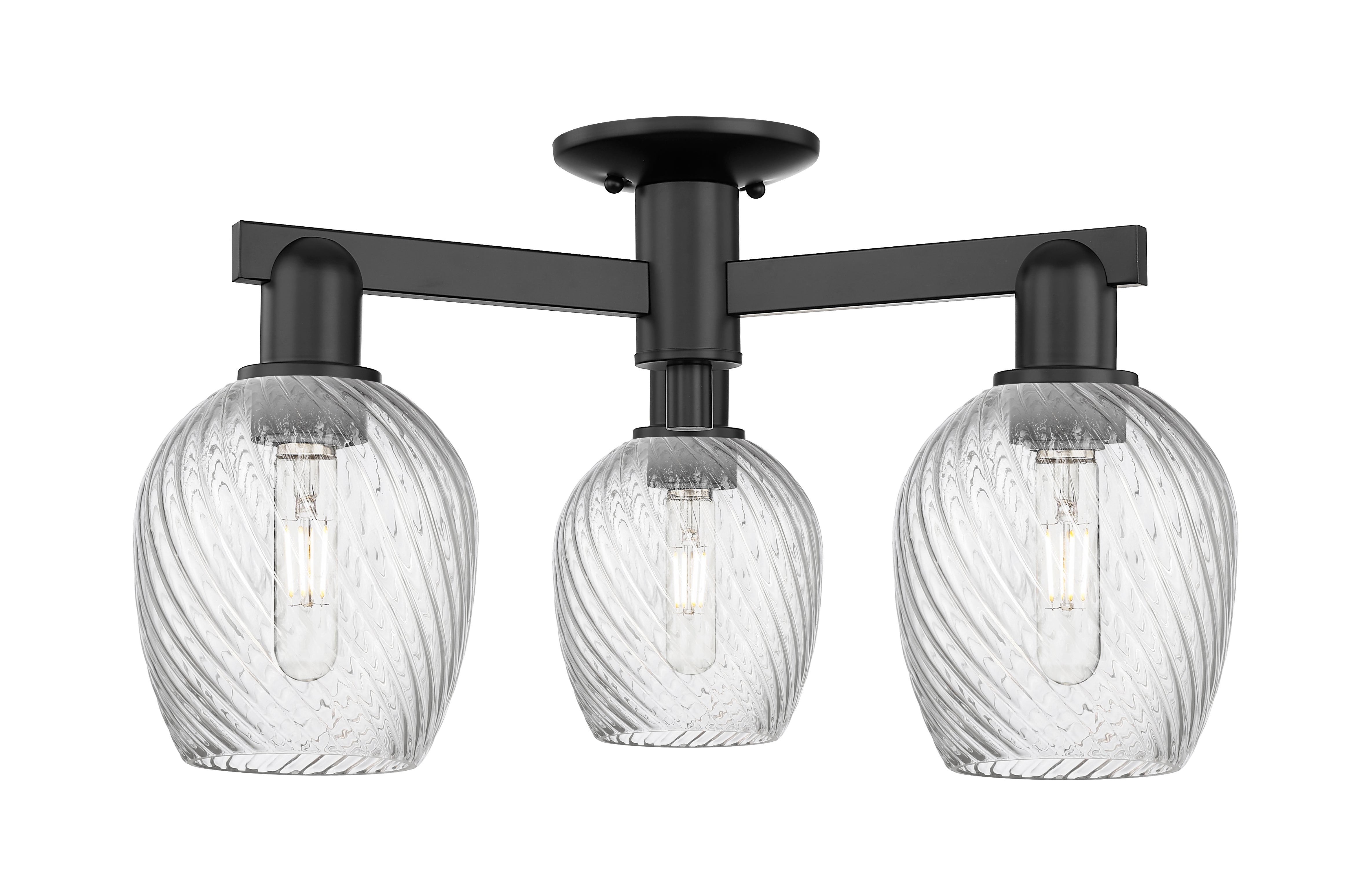 Arcadia Semi-Flush Mount Brushed Nickel