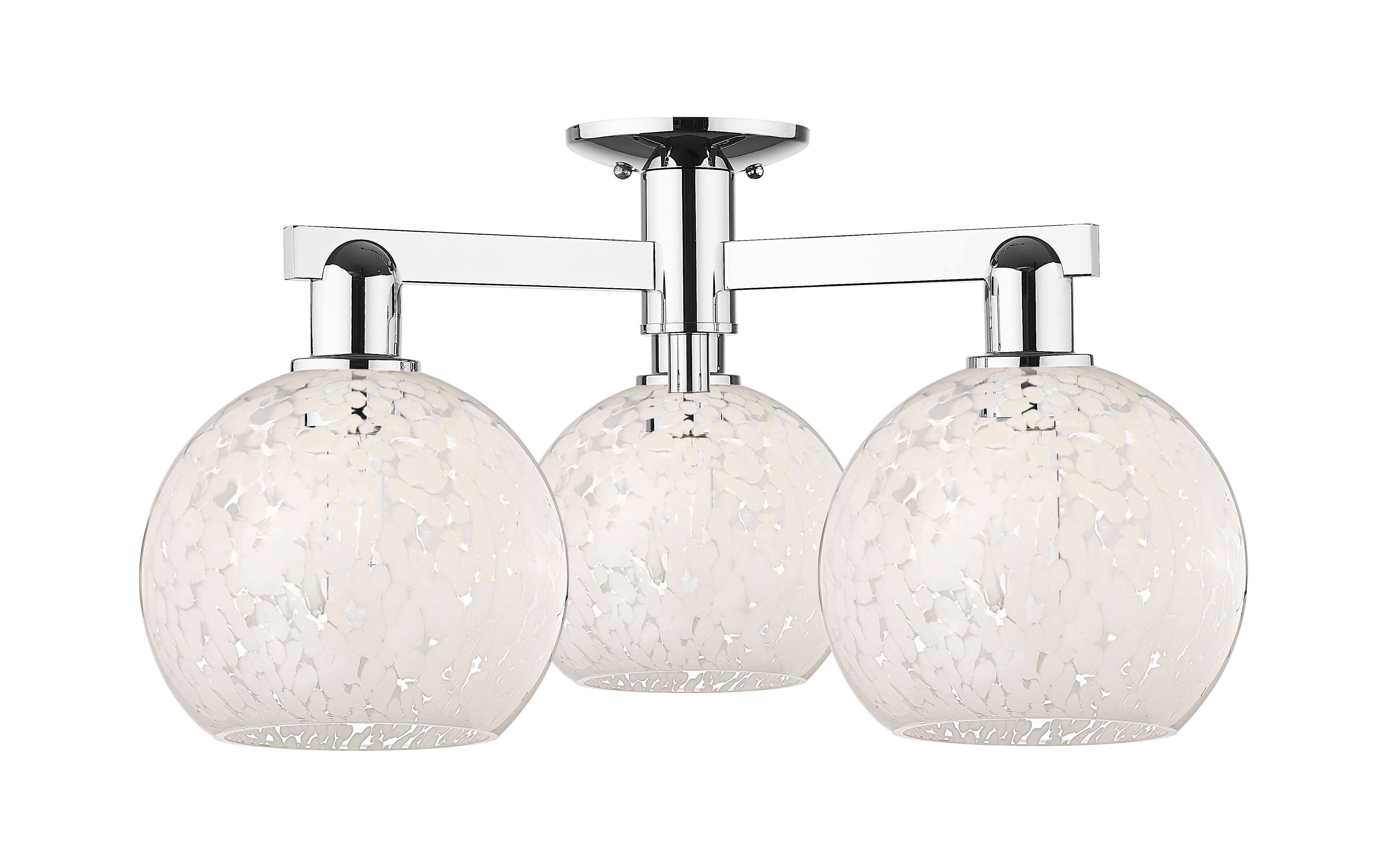 Arcadia Semi-Flush Mount Brushed Nickel