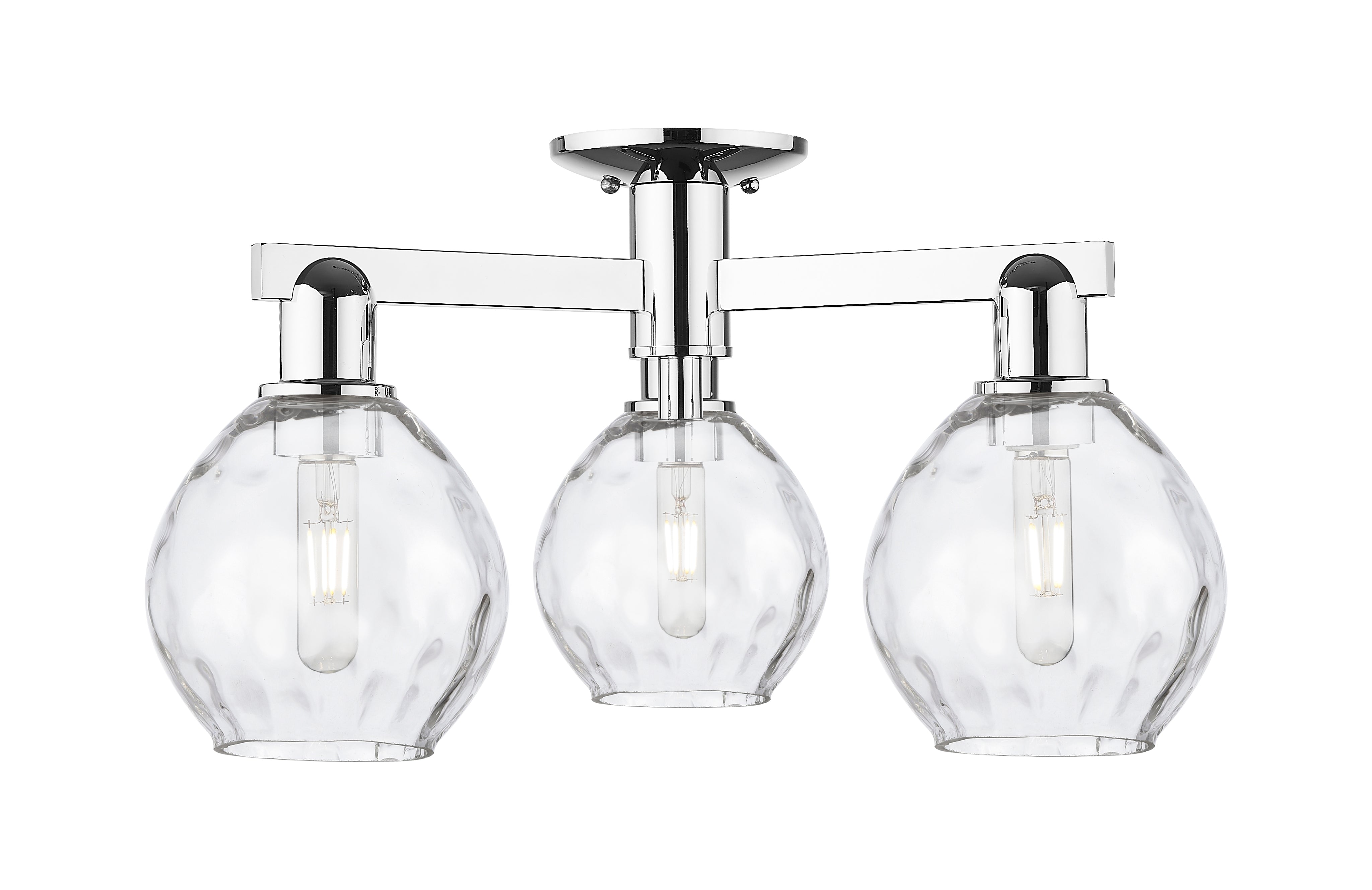 Arcadia Semi-Flush Mount Brushed Nickel