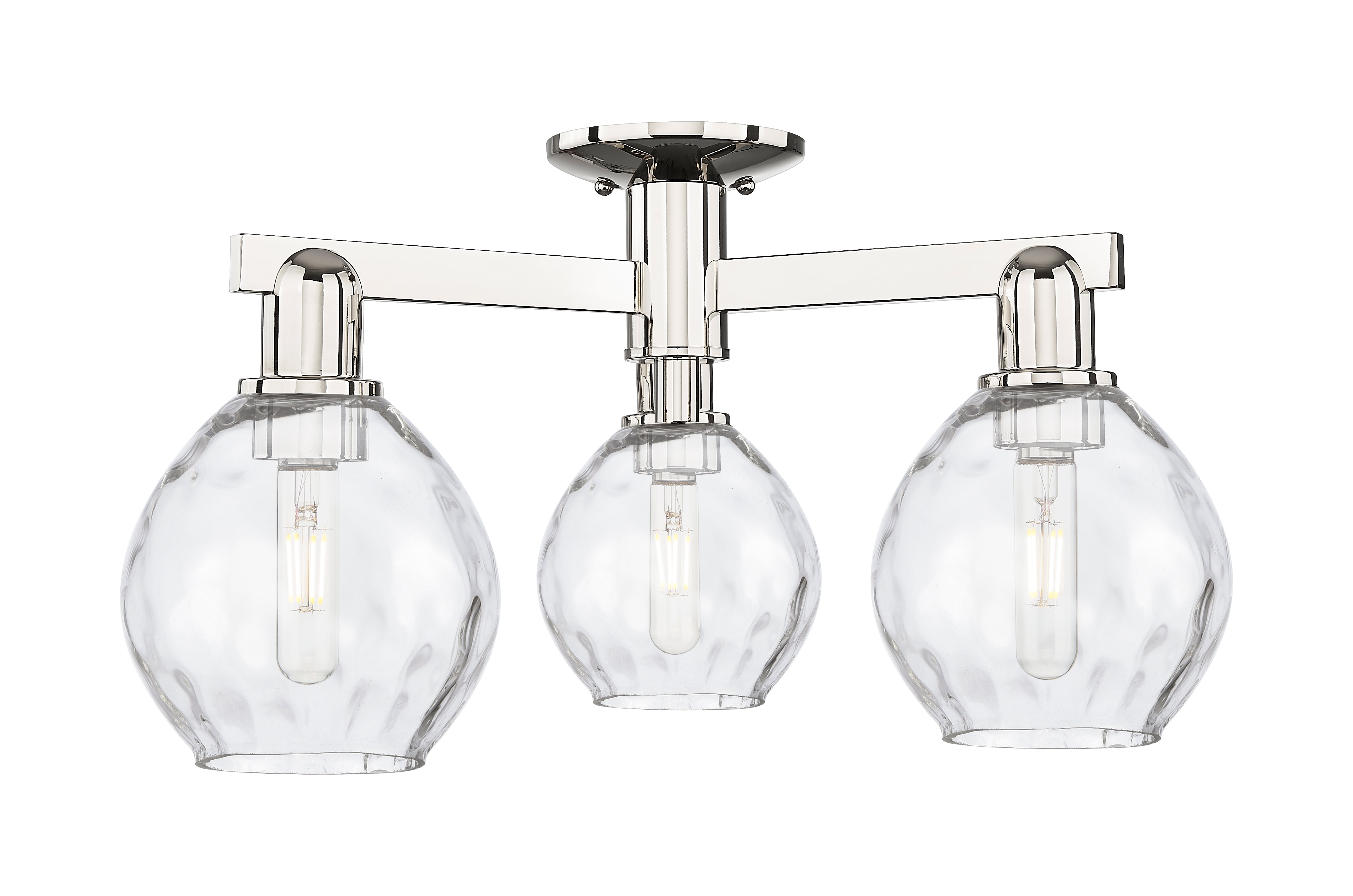 Arcadia Semi-Flush Mount Brushed Nickel