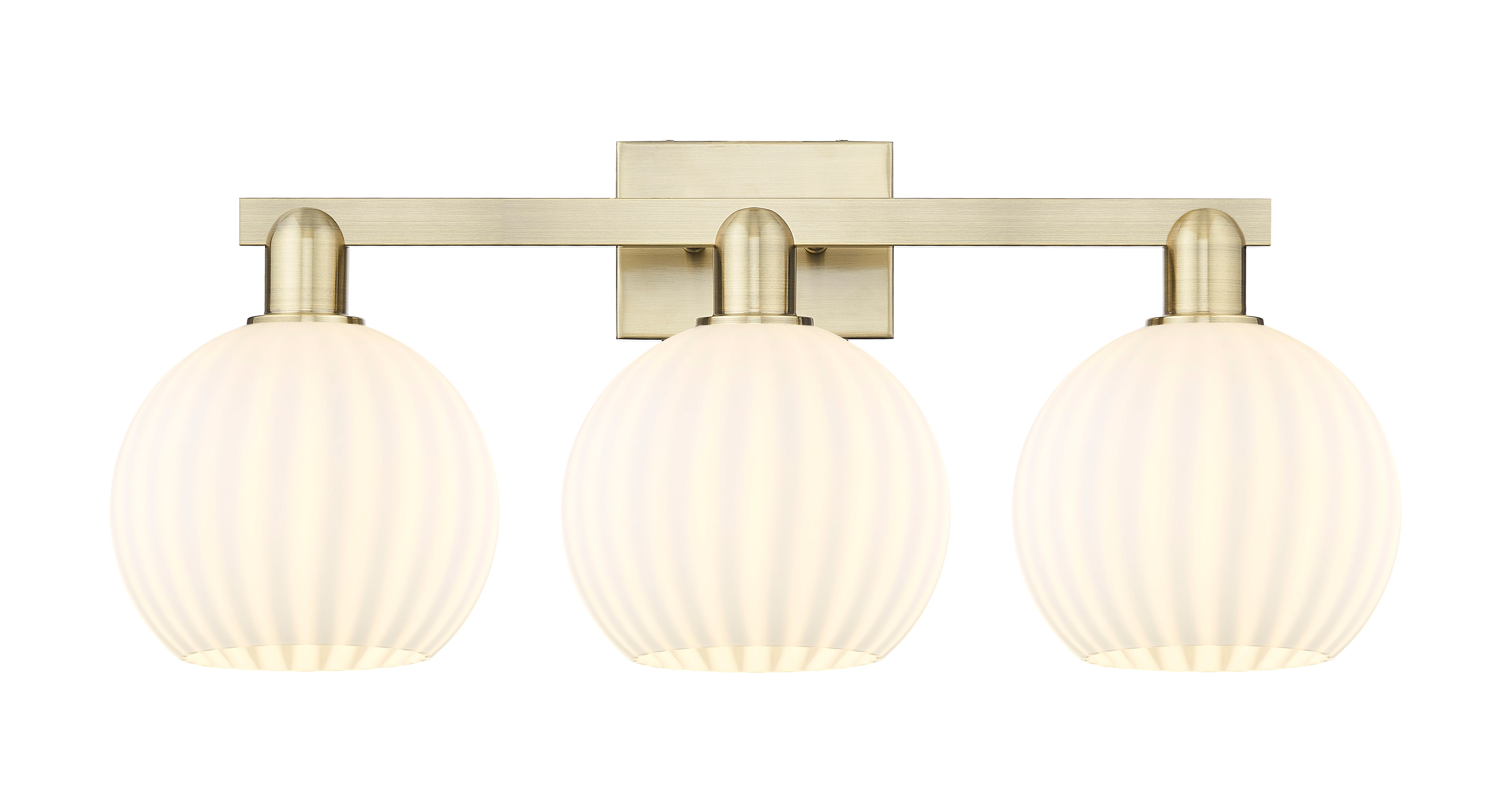 Arcadia Bath Vanity Light Cast Brass